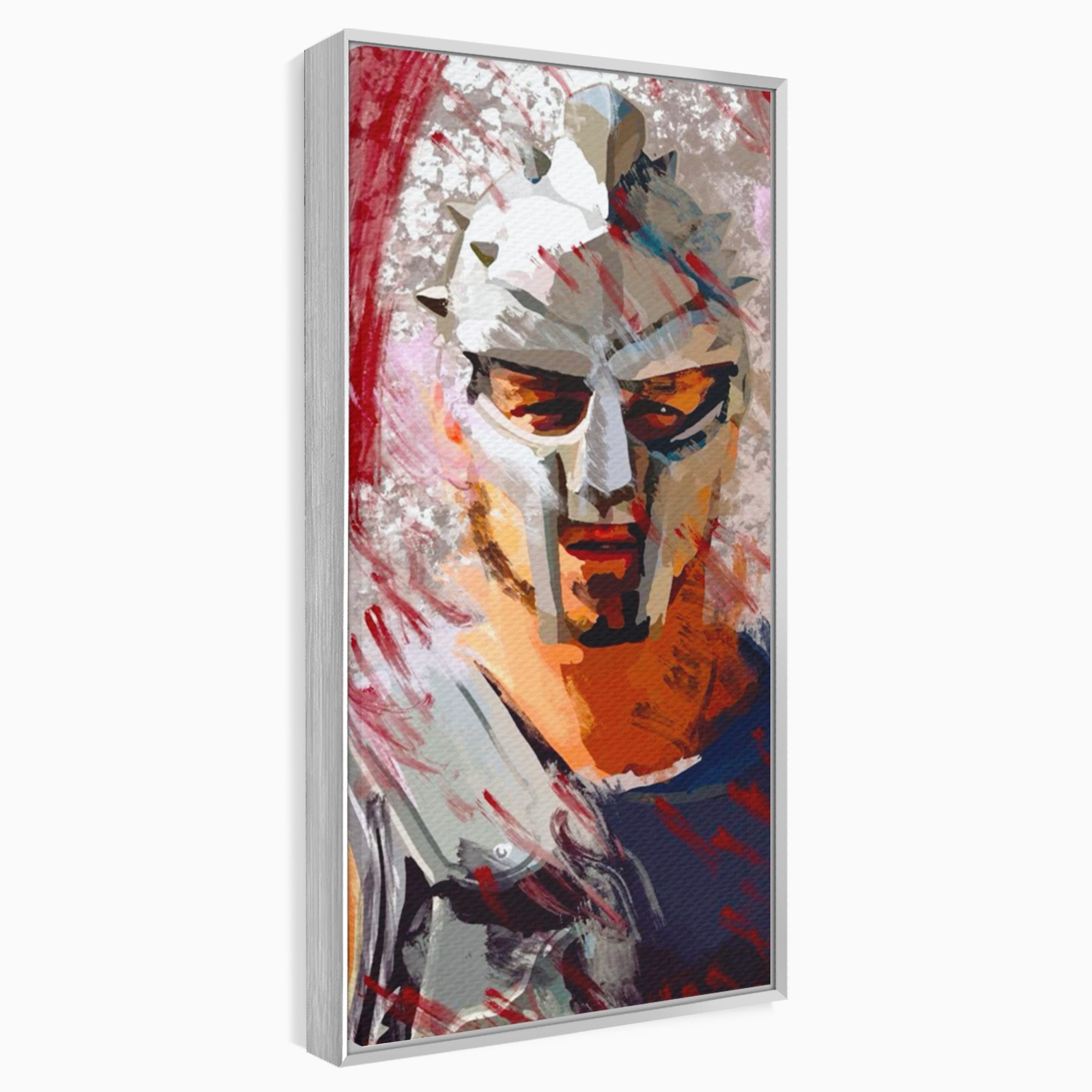 Tablou Canvas Premium LuxCanva® PI1249, Masca Gladiatorului, Film, Erou, Roma, Istorie, Living, Culori Vibrante