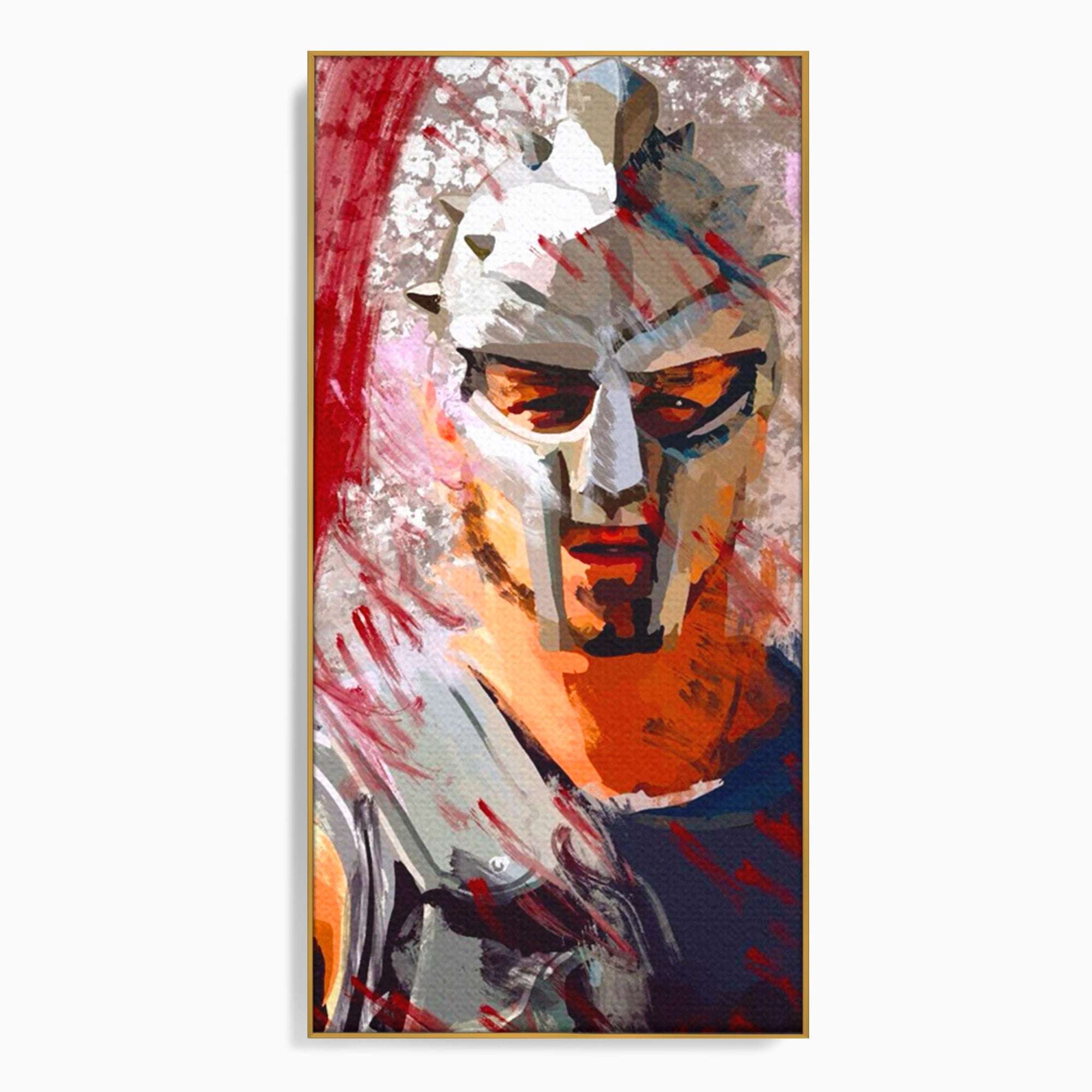 Tablou Canvas Premium LuxCanva® PI1249, Masca Gladiatorului, Film, Erou, Roma, Istorie, Living, Culori Vibrante