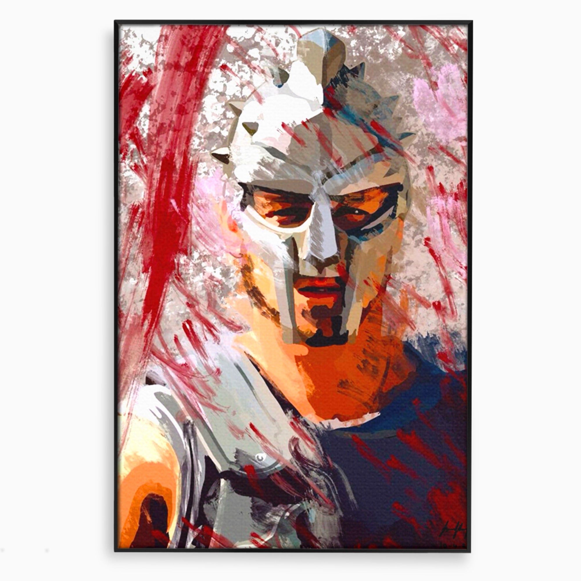 Tablou Canvas Premium LuxCanva® PI1249, Masca Gladiatorului, Film, Erou, Roma, Istorie, Living, Culori Vibrante