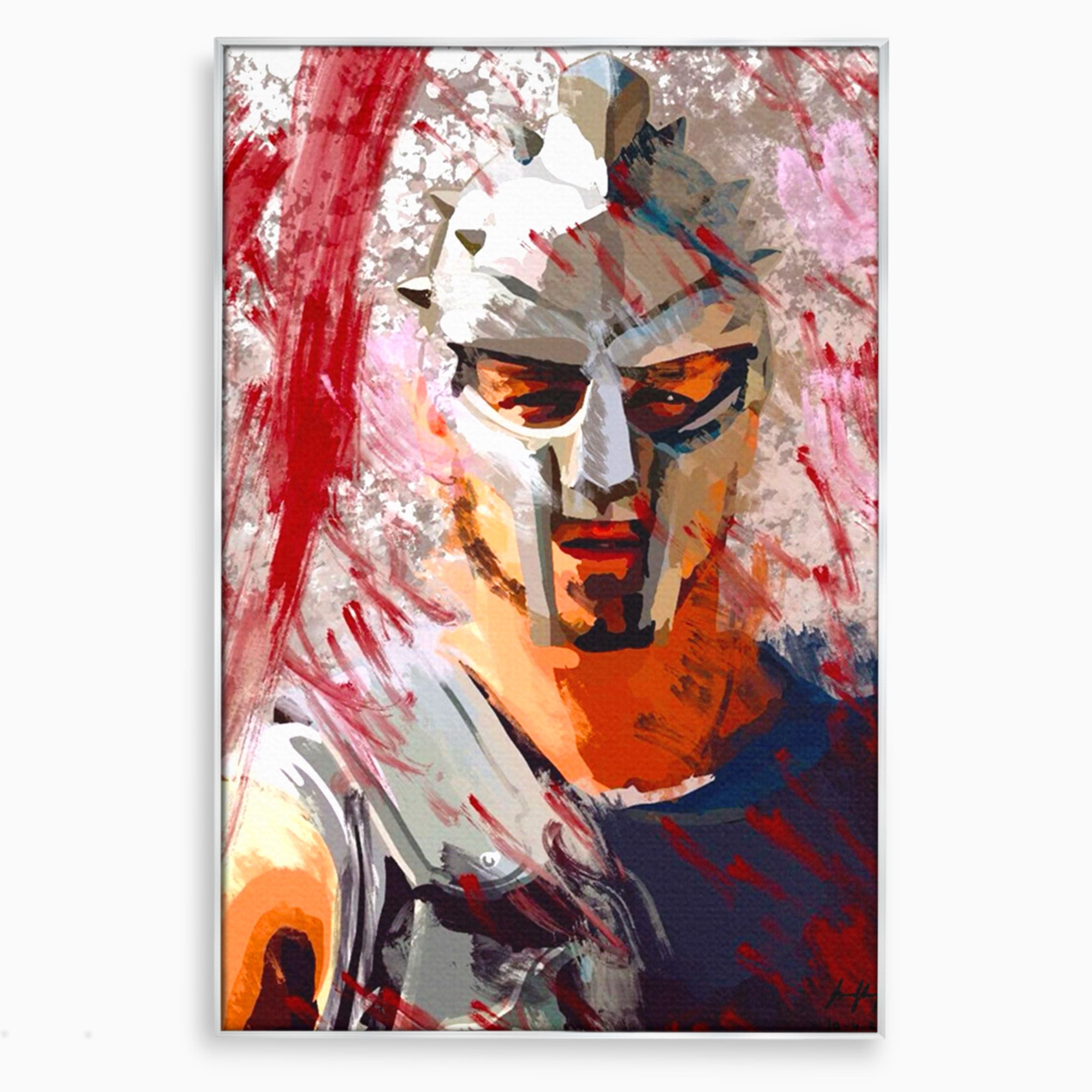 Tablou Canvas Premium LuxCanva® PI1249, Masca Gladiatorului, Film, Erou, Roma, Istorie, Living, Culori Vibrante
