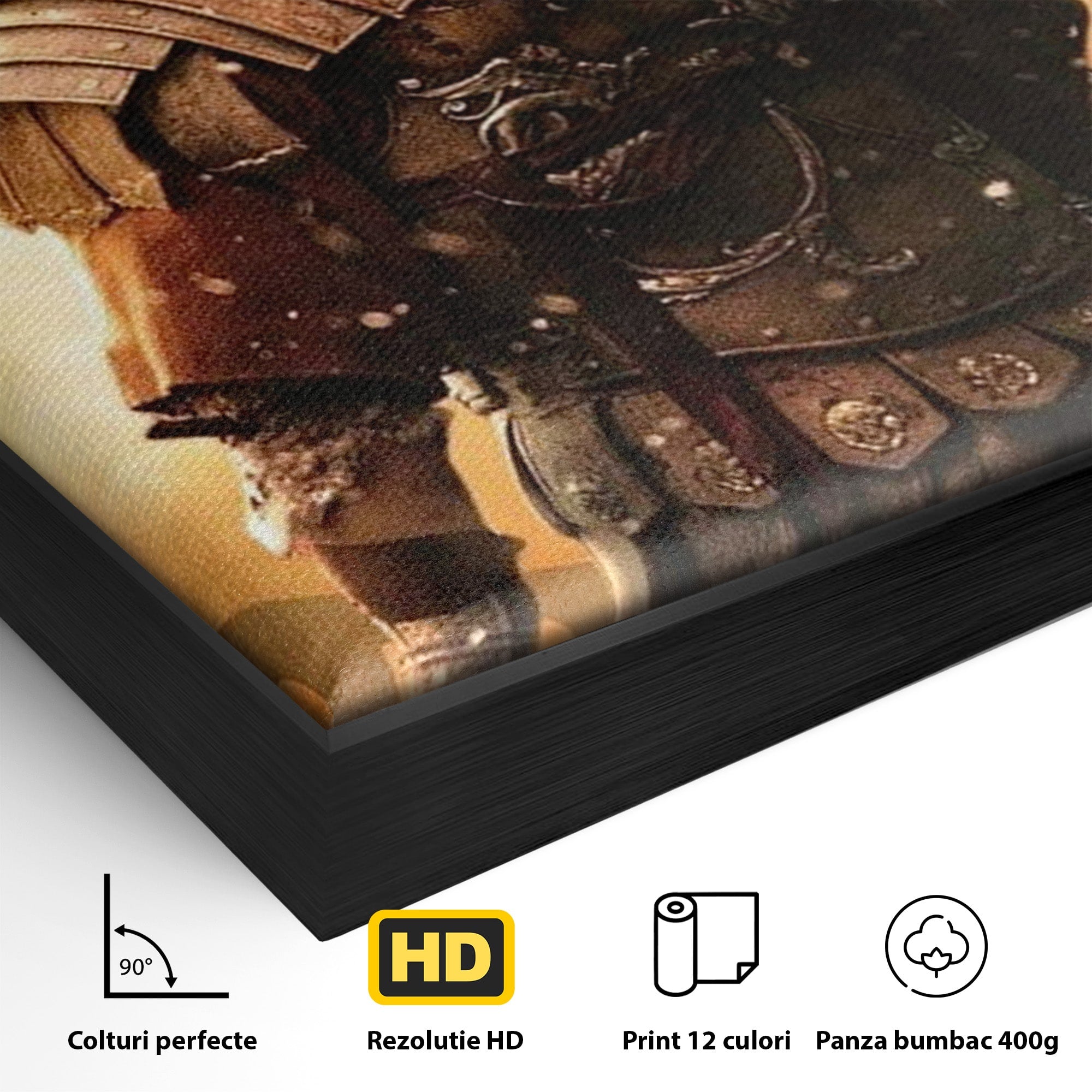 Tablou Canvas Premium LuxCanva® PI1250, Gladiatorul Antic, Russel Crow, Istorie, Erou, Film, Actiune, Living, Dormitor, Culori Vibrante