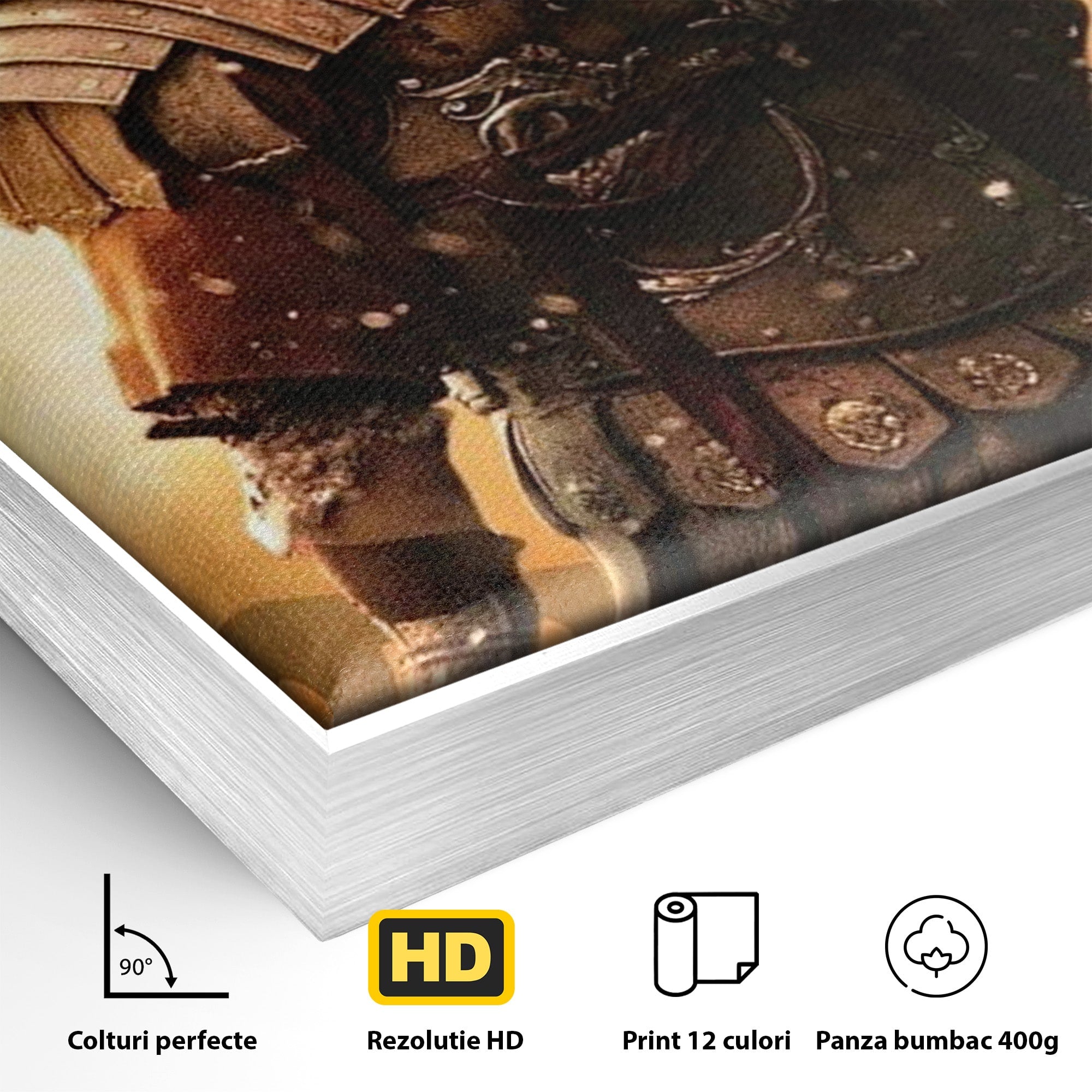 Tablou Canvas Premium LuxCanva® PI1250, Gladiatorul Antic, Russel Crow, Istorie, Erou, Film, Actiune, Living, Dormitor, Culori Vibrante