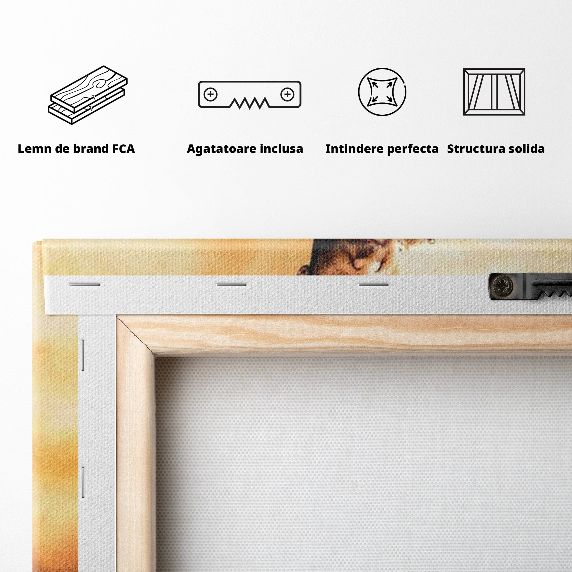 Tablou Canvas Premium LuxCanva® PI1250, Gladiatorul Antic, Russel Crow, Istorie, Erou, Film, Actiune, Living, Dormitor, Culori Vibrante