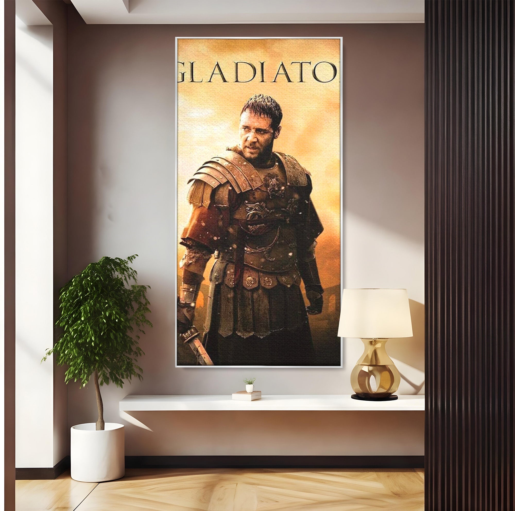 Tablou Canvas Premium LuxCanva® PI1250, Gladiatorul Antic, Russel Crow, Istorie, Erou, Film, Actiune, Living, Dormitor, Culori Vibrante