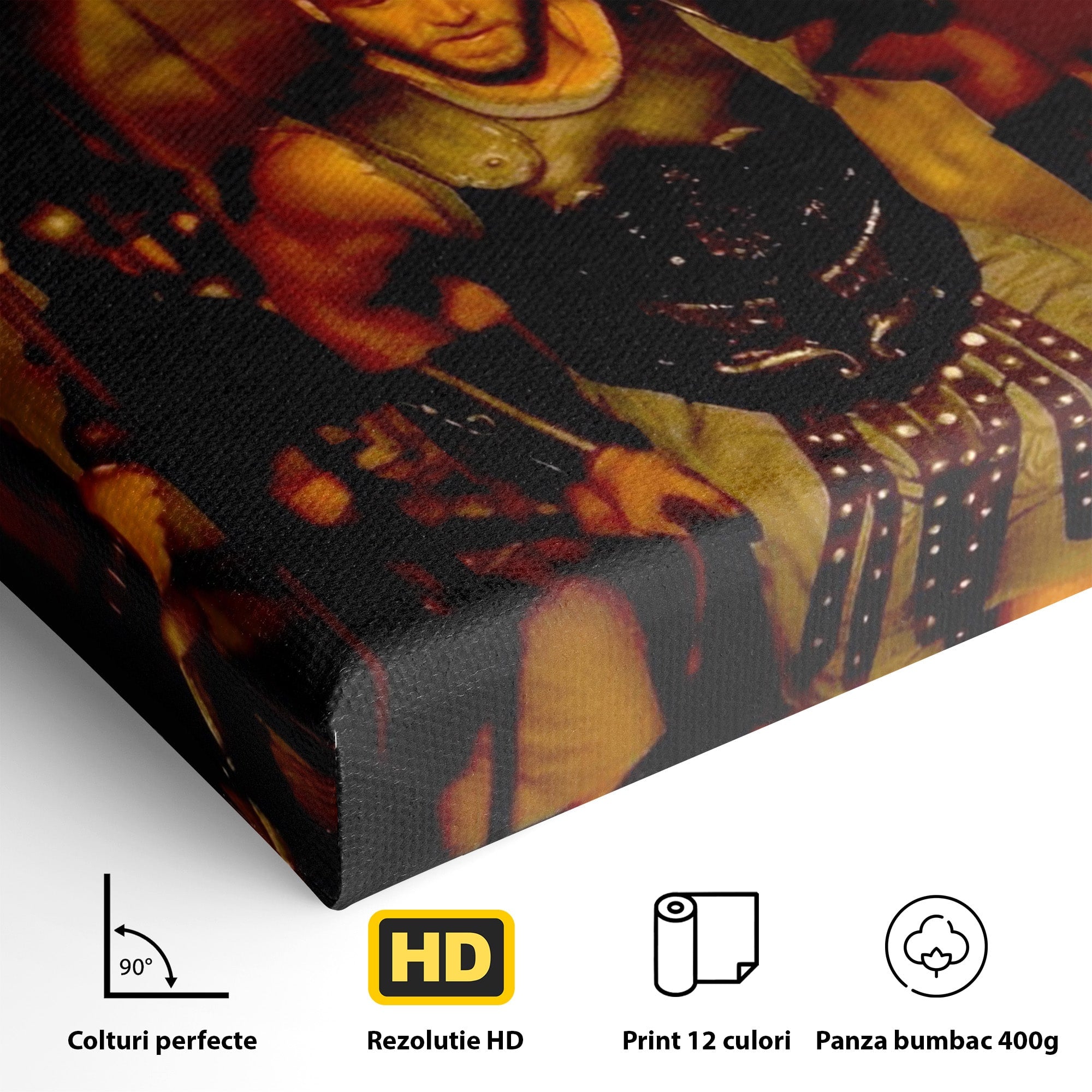 Tablou Canvas Premium LuxCanva® PI1251, Gladiatorul Curajos, Arena, Istoric, Curaj, Razboinic, Dormitor, Living, Culori Vibrante
