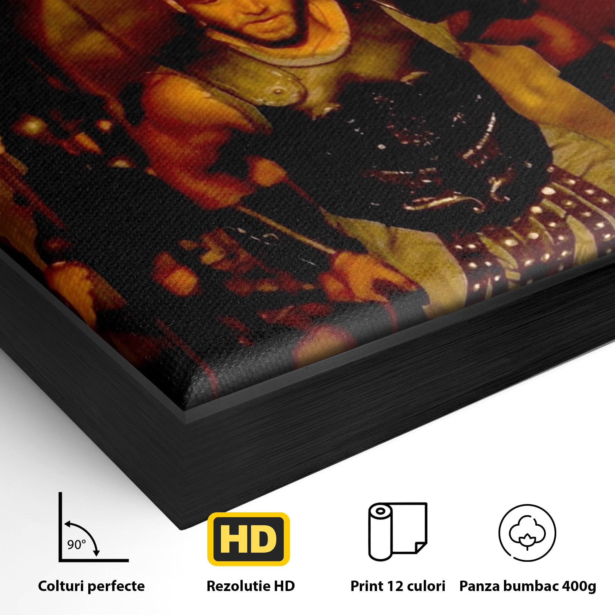 Tablou Canvas Premium LuxCanva® PI1251, Gladiatorul Curajos, Arena, Istoric, Curaj, Razboinic, Dormitor, Living, Culori Vibrante
