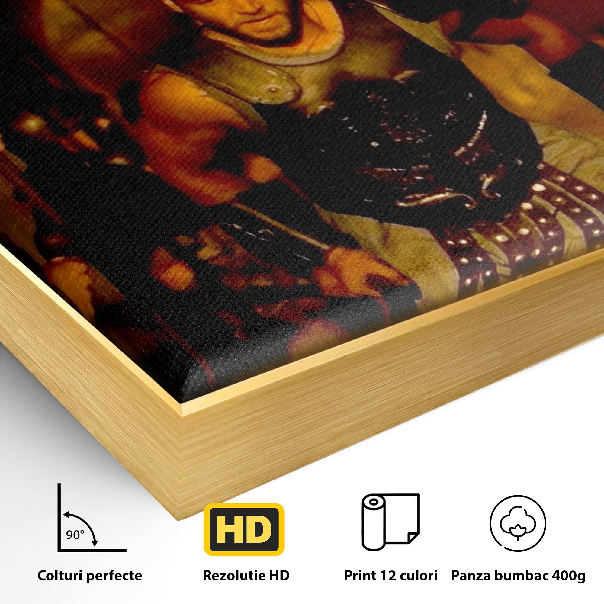 Tablou Canvas Premium LuxCanva® PI1251, Gladiatorul Curajos, Arena, Istoric, Curaj, Razboinic, Dormitor, Living, Culori Vibrante