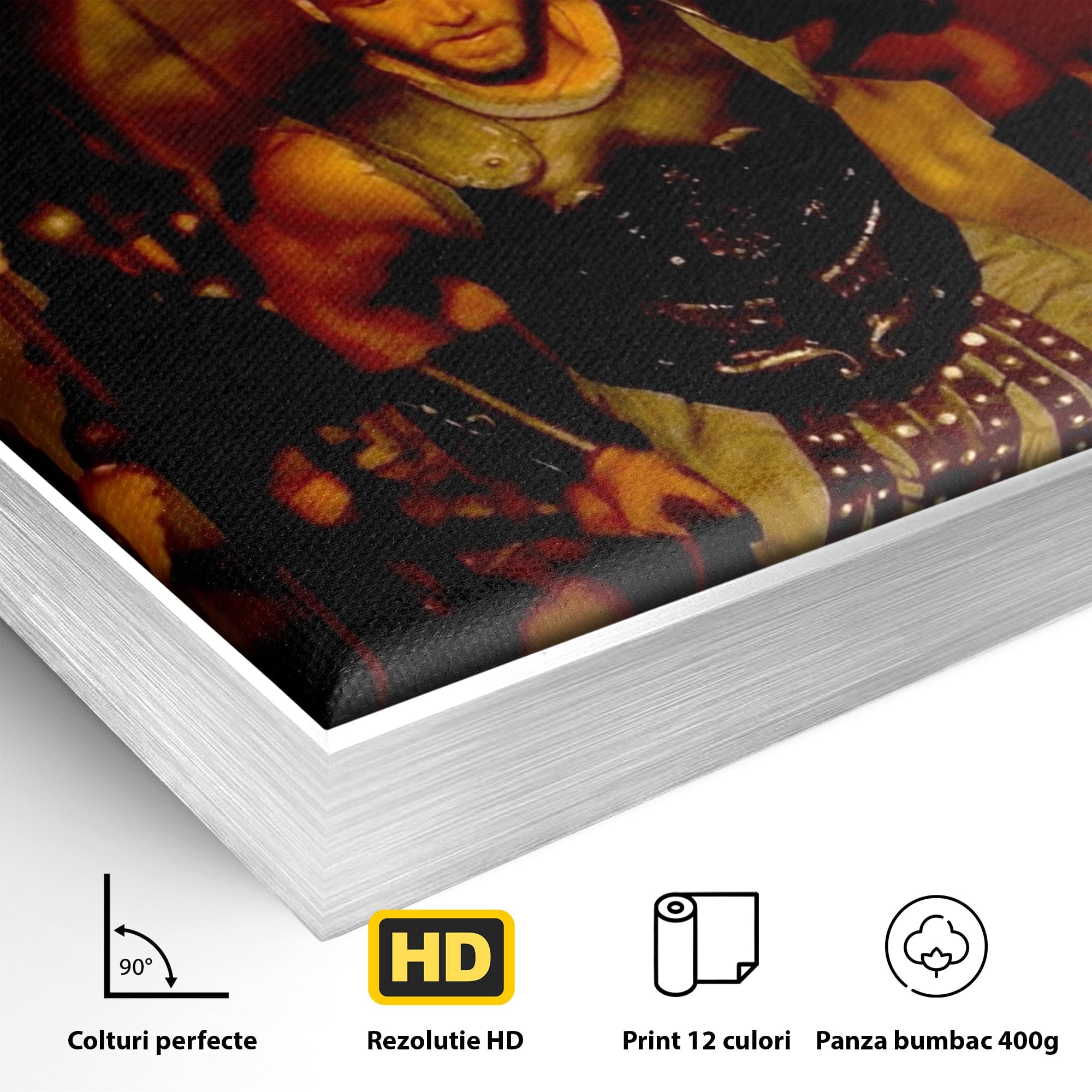 Tablou Canvas Premium LuxCanva® PI1251, Gladiatorul Curajos, Arena, Istoric, Curaj, Razboinic, Dormitor, Living, Culori Vibrante
