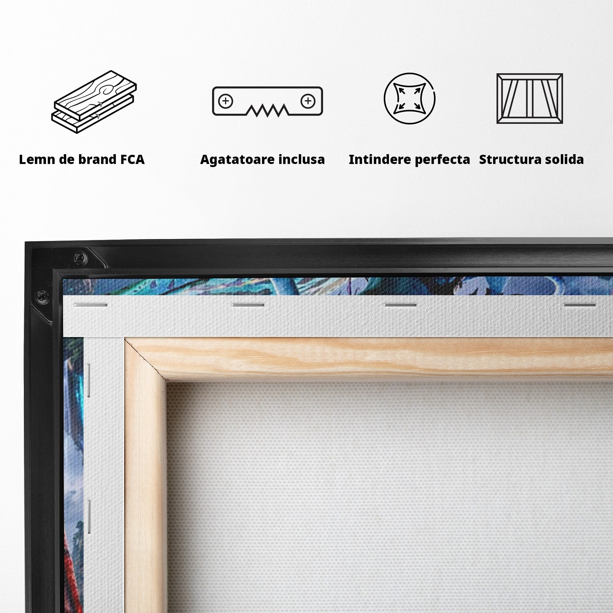 Tablou Canvas Premium LuxCanva® PI1253, Neytiri, Fantezie, Aventura, Avatar, Razboinica, Pandora, Living, Culori Vibrante