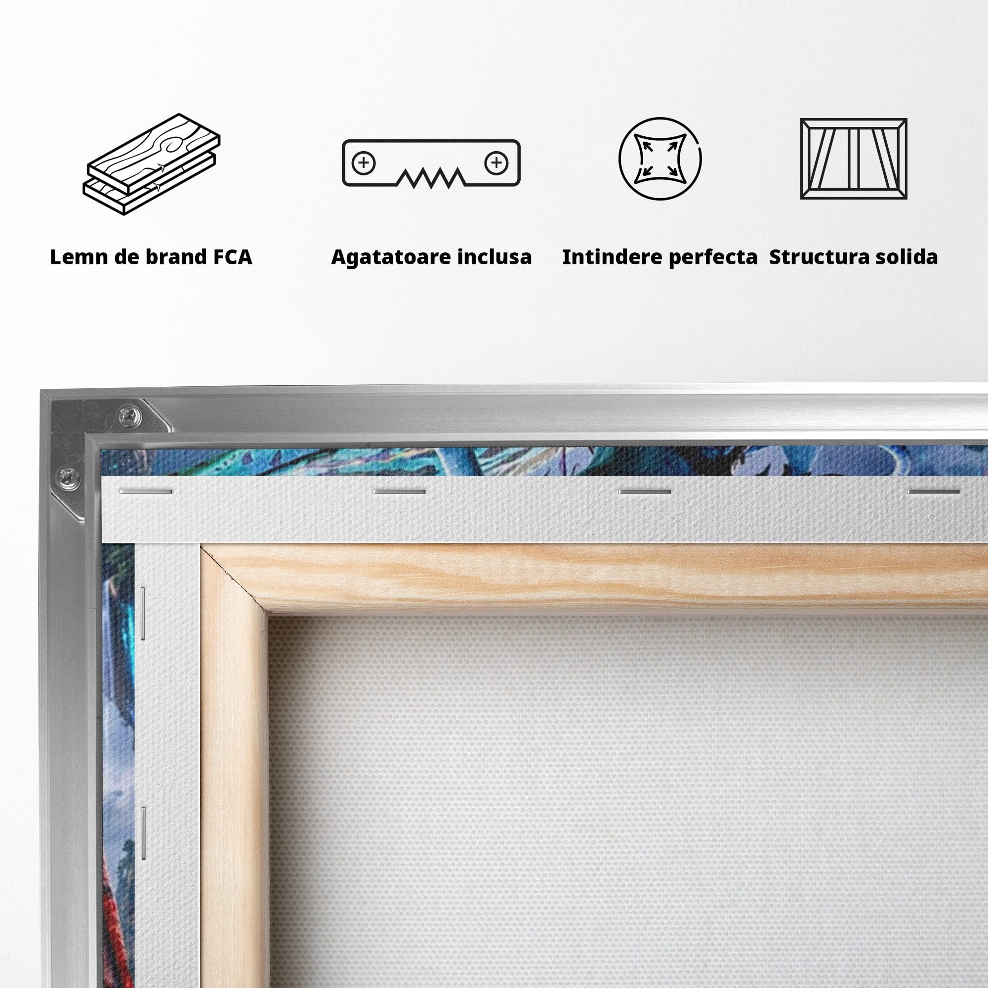 Tablou Canvas Premium LuxCanva® PI1253, Neytiri, Fantezie, Aventura, Avatar, Razboinica, Pandora, Living, Culori Vibrante