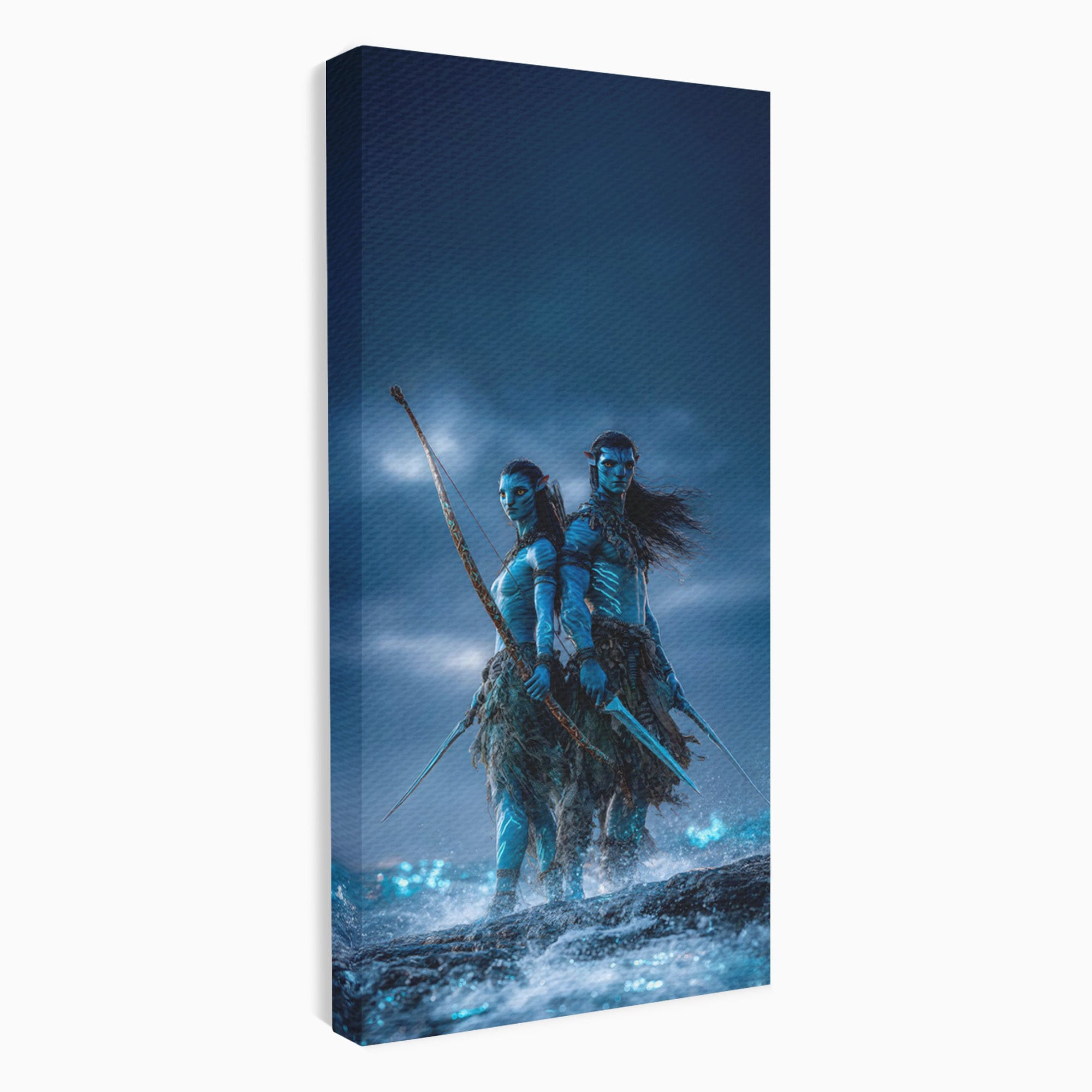 Tablou Canvas Premium LuxCanva® PI1254, Razboinici Din Avatar, Iubire, Fantezie, Film, Aventura, Living, Culori Vibrante