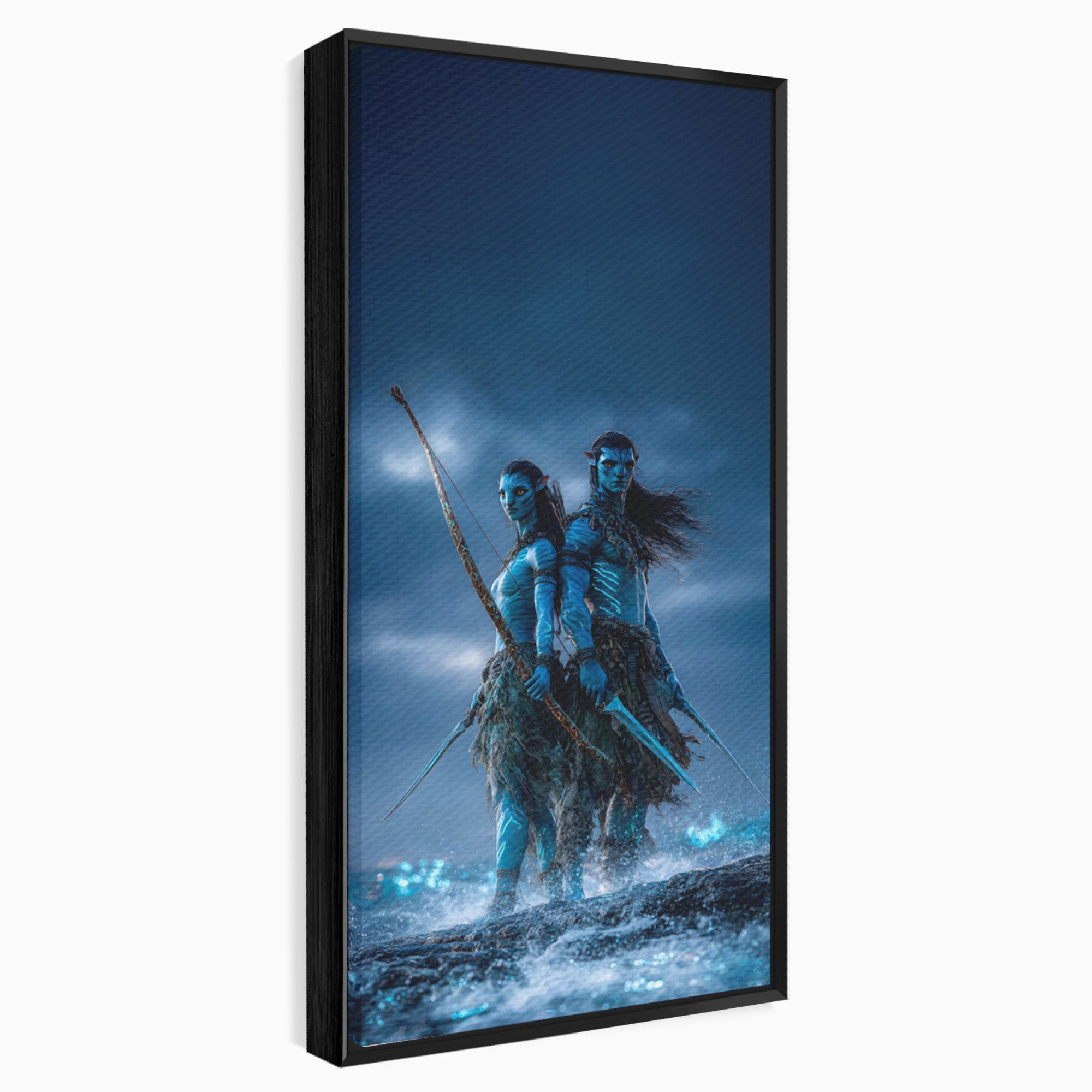 Tablou Canvas Premium LuxCanva® PI1254, Razboinici Din Avatar, Iubire, Fantezie, Film, Aventura, Living, Culori Vibrante