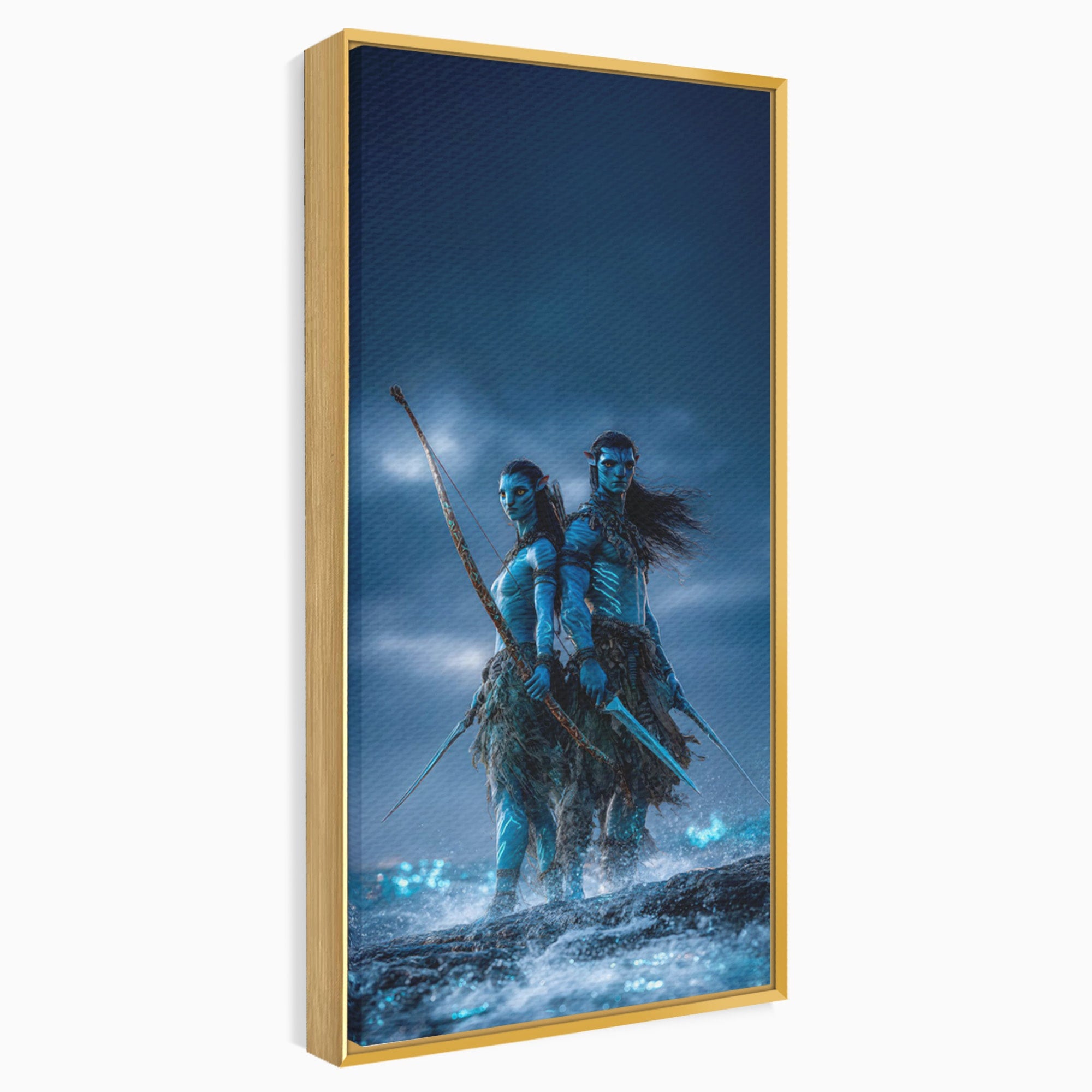 Tablou Canvas Premium LuxCanva® PI1254, Razboinici Din Avatar, Iubire, Fantezie, Film, Aventura, Living, Culori Vibrante