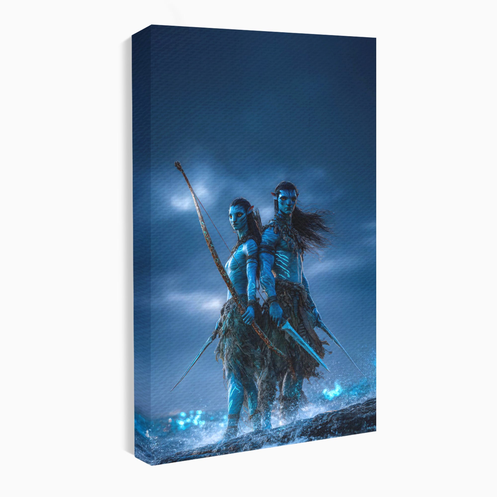 Tablou Canvas Premium LuxCanva® PI1254, Razboinici Din Avatar, Iubire, Fantezie, Film, Aventura, Living, Culori Vibrante