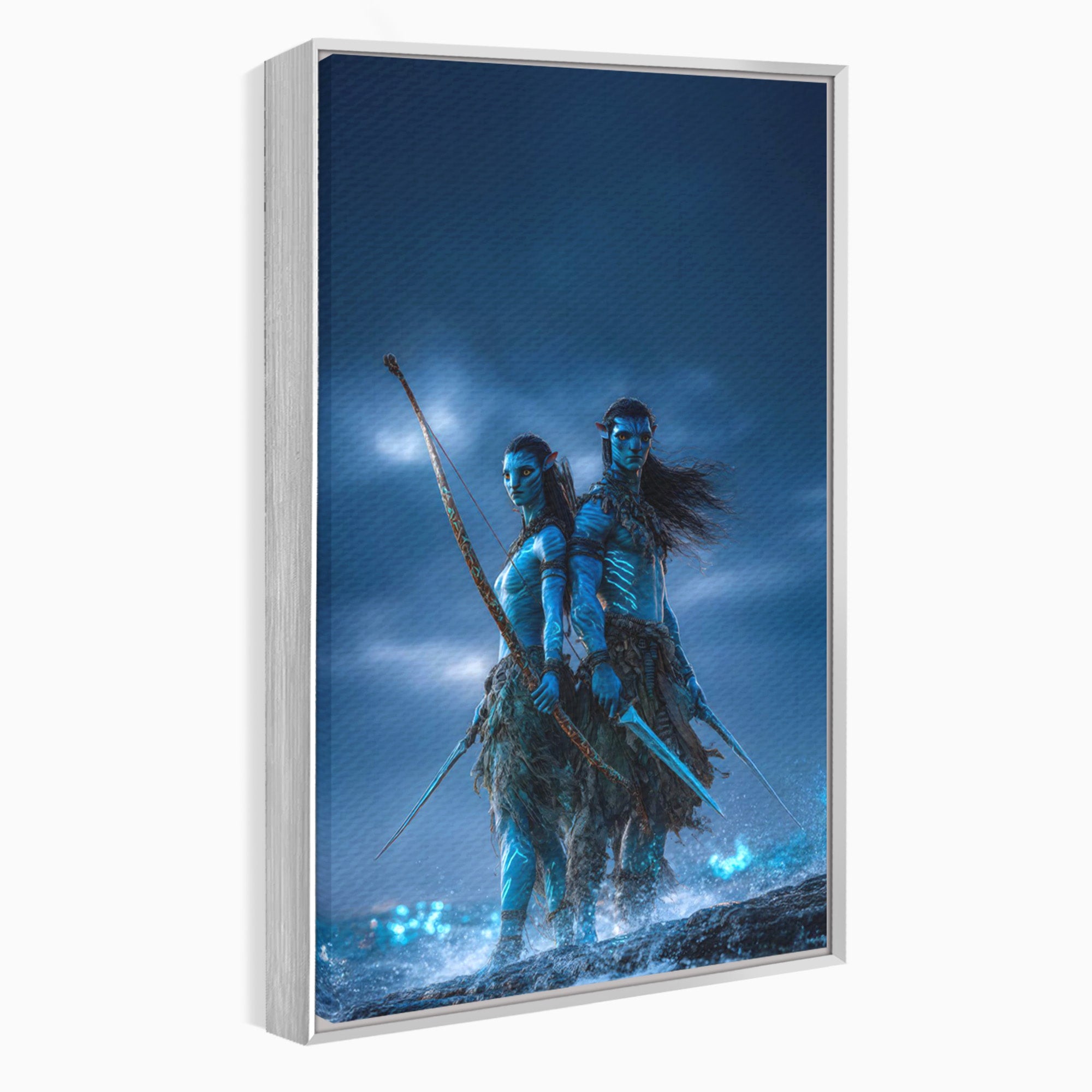 Tablou Canvas Premium LuxCanva® PI1254, Razboinici Din Avatar, Iubire, Fantezie, Film, Aventura, Living, Culori Vibrante