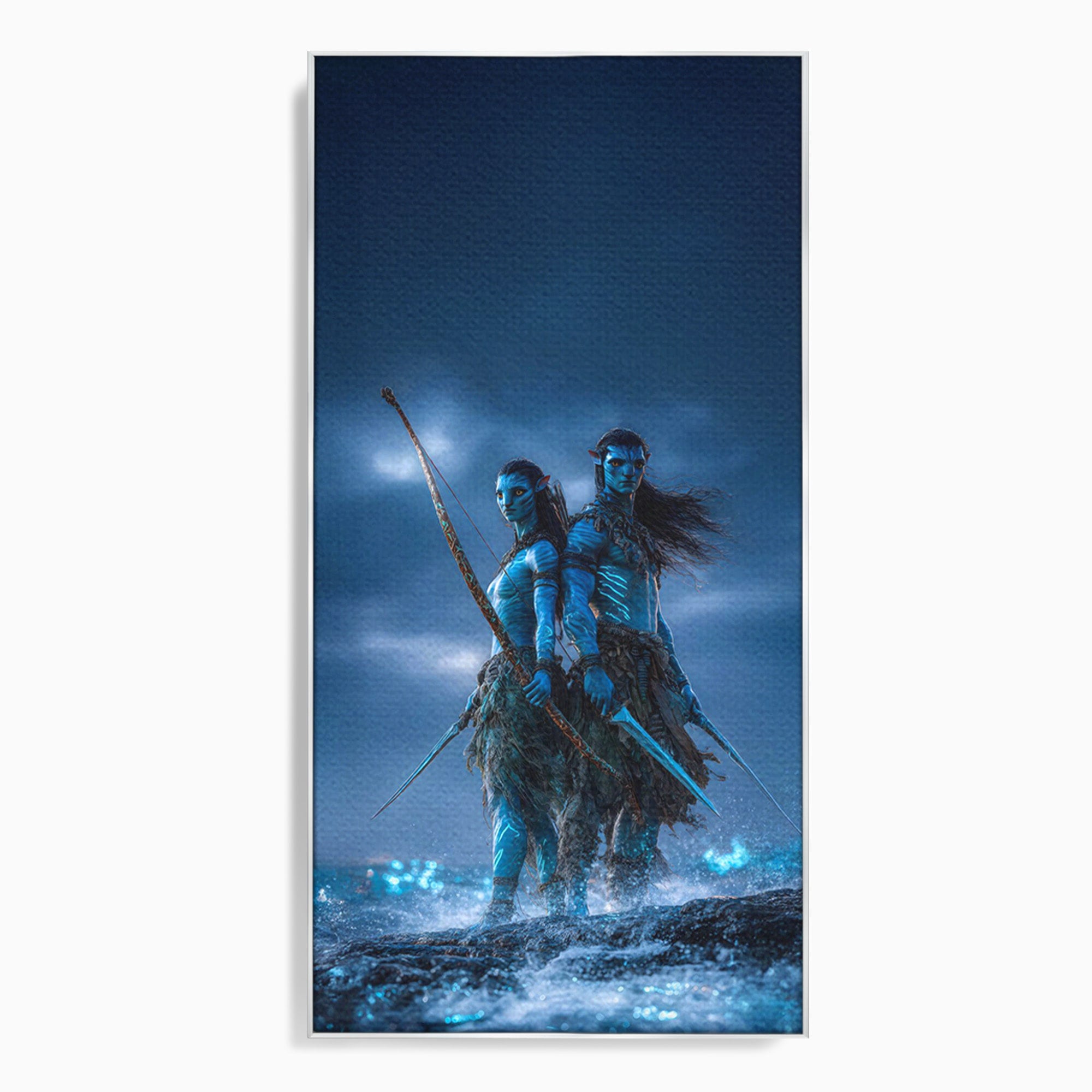 Tablou Canvas Premium LuxCanva® PI1254, Razboinici Din Avatar, Iubire, Fantezie, Film, Aventura, Living, Culori Vibrante