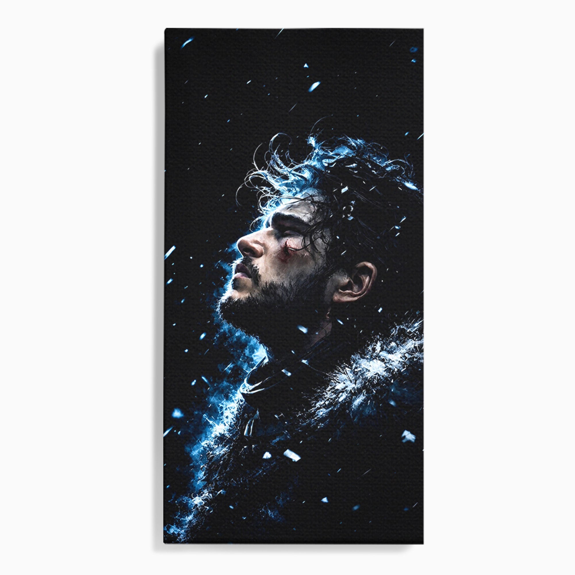 Tablou Canvas Premium LuxCanva® PI1258, Gandurile lui Snow, Portret, Razboinic, Fantezie, Intensitate, Living, Culori Vibrante