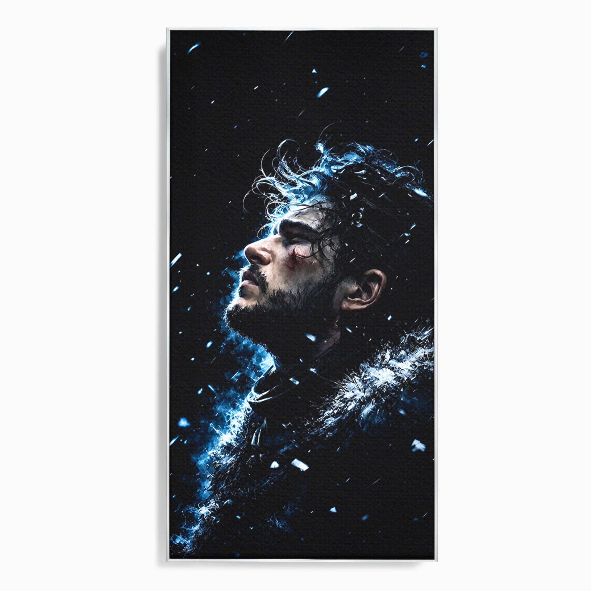 Tablou Canvas Premium LuxCanva® PI1258, Gandurile lui Snow, Portret, Razboinic, Fantezie, Intensitate, Living, Culori Vibrante