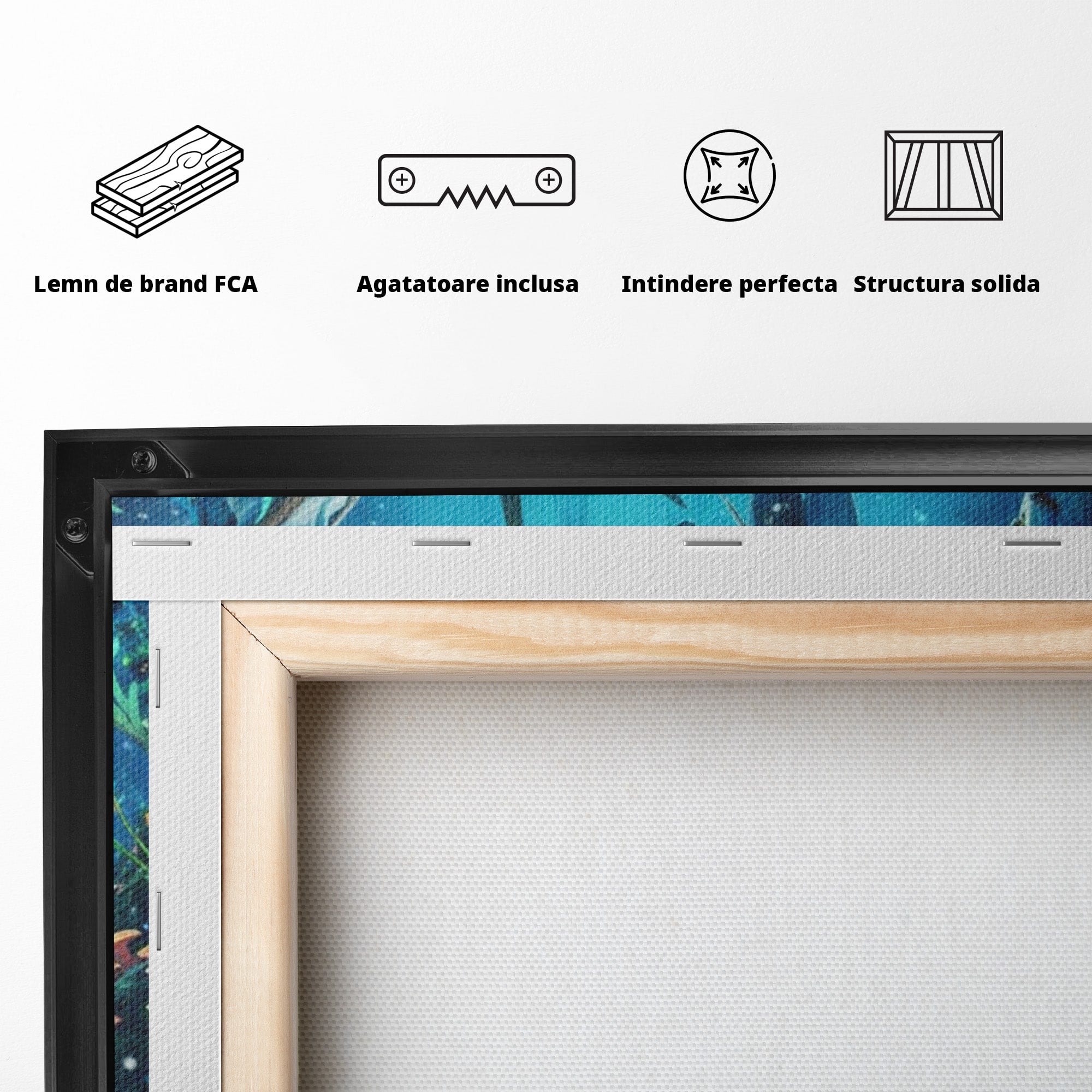 Tablou Canvas Premium LuxCanva® PI1259, Lumea Subacvatica, Avatar, Fantezie, Ocean, Creaturi, Aventura, Living, Culori Vibrante
