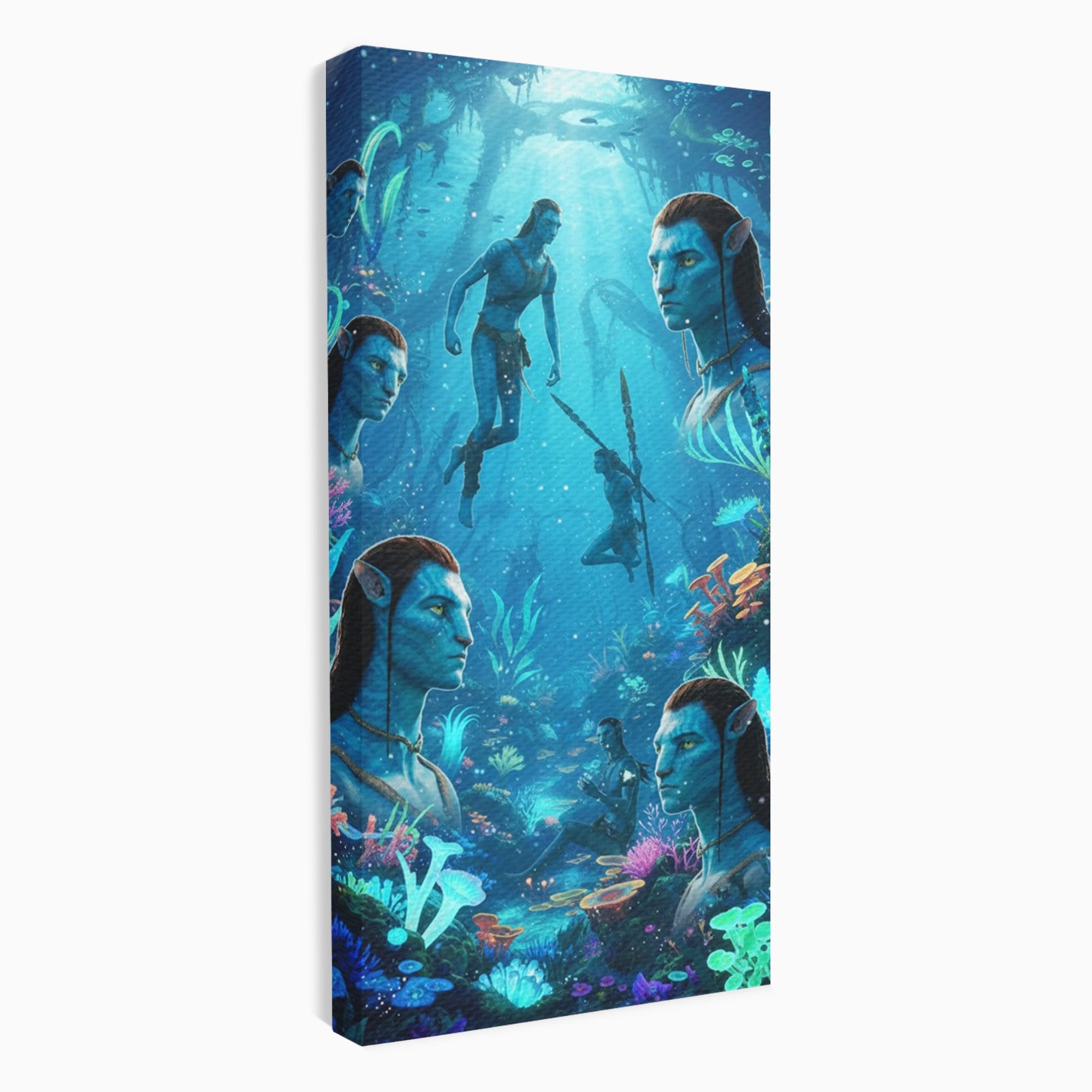 Tablou Canvas Premium LuxCanva® PI1259, Lumea Subacvatica, Avatar, Fantezie, Ocean, Creaturi, Aventura, Living, Culori Vibrante