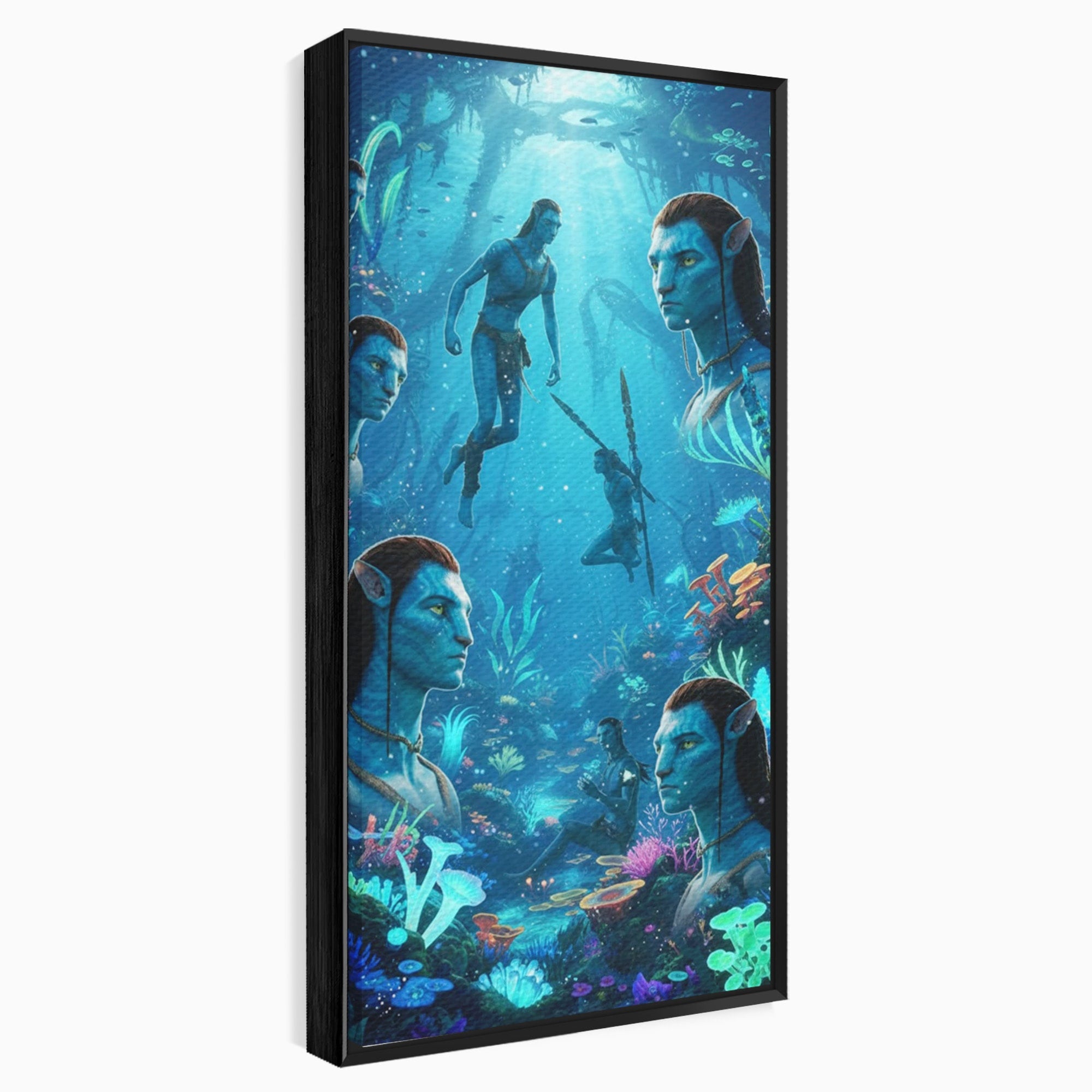 Tablou Canvas Premium LuxCanva® PI1259, Lumea Subacvatica, Avatar, Fantezie, Ocean, Creaturi, Aventura, Living, Culori Vibrante
