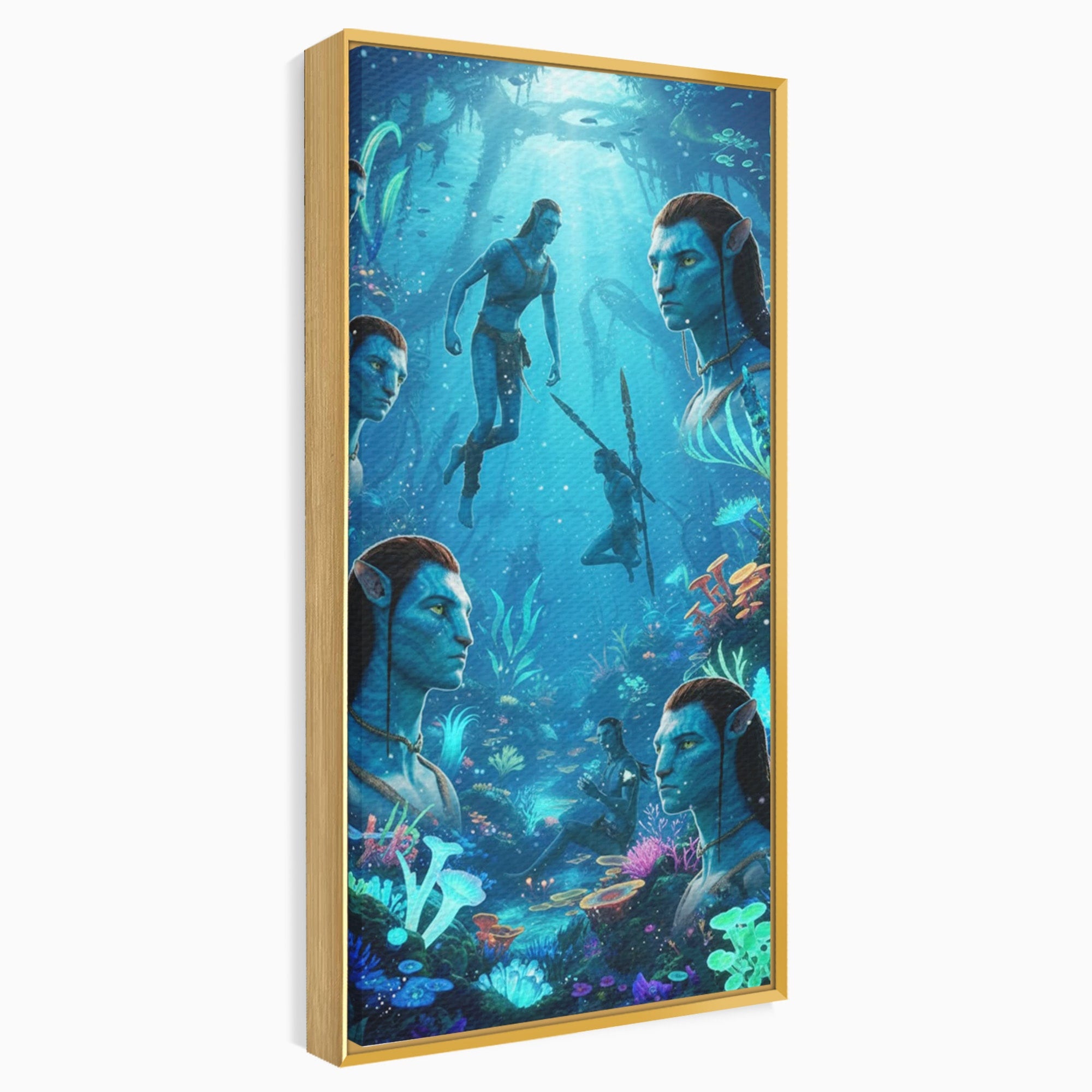 Tablou Canvas Premium LuxCanva® PI1259, Lumea Subacvatica, Avatar, Fantezie, Ocean, Creaturi, Aventura, Living, Culori Vibrante