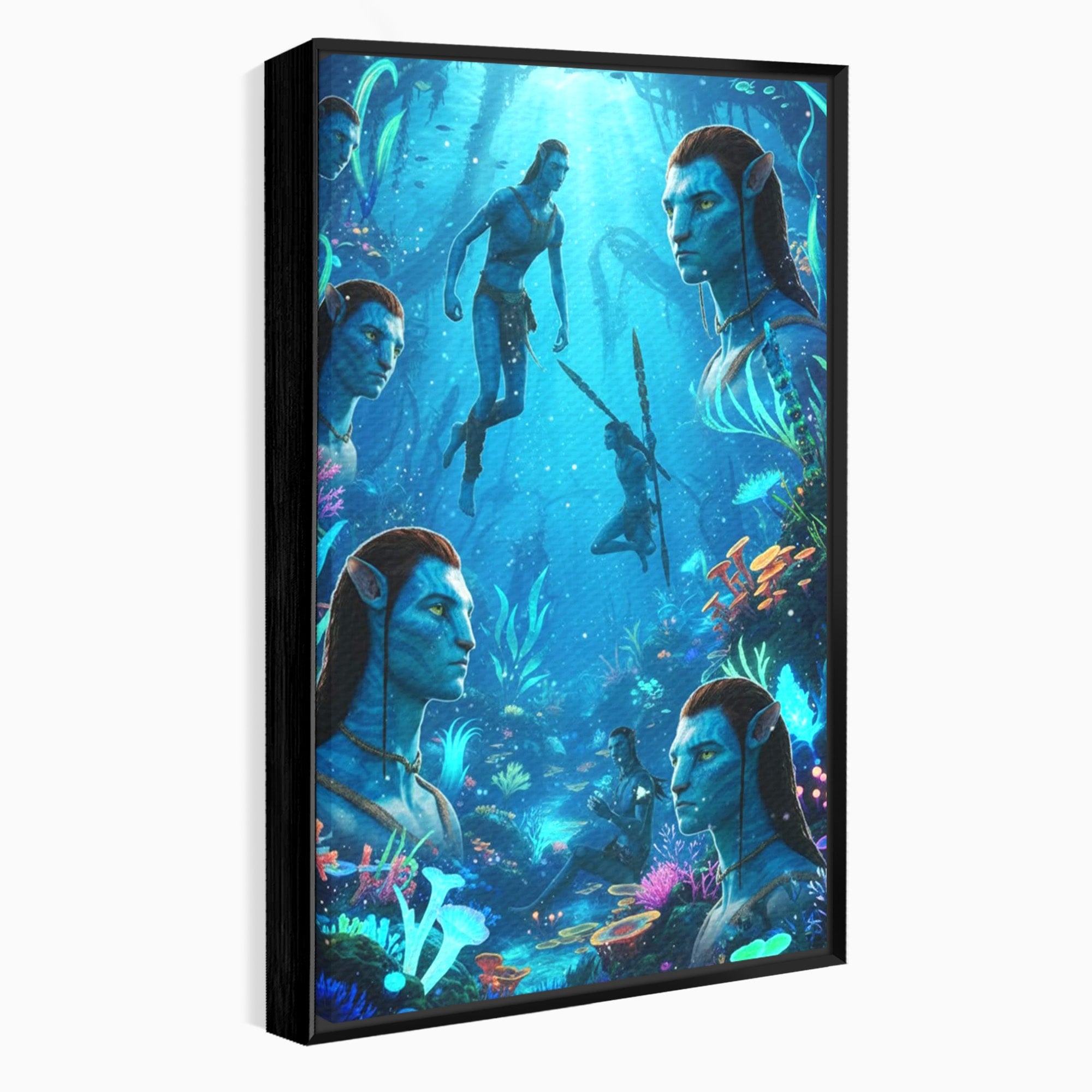 Tablou Canvas Premium LuxCanva® PI1259, Lumea Subacvatica, Avatar, Fantezie, Ocean, Creaturi, Aventura, Living, Culori Vibrante