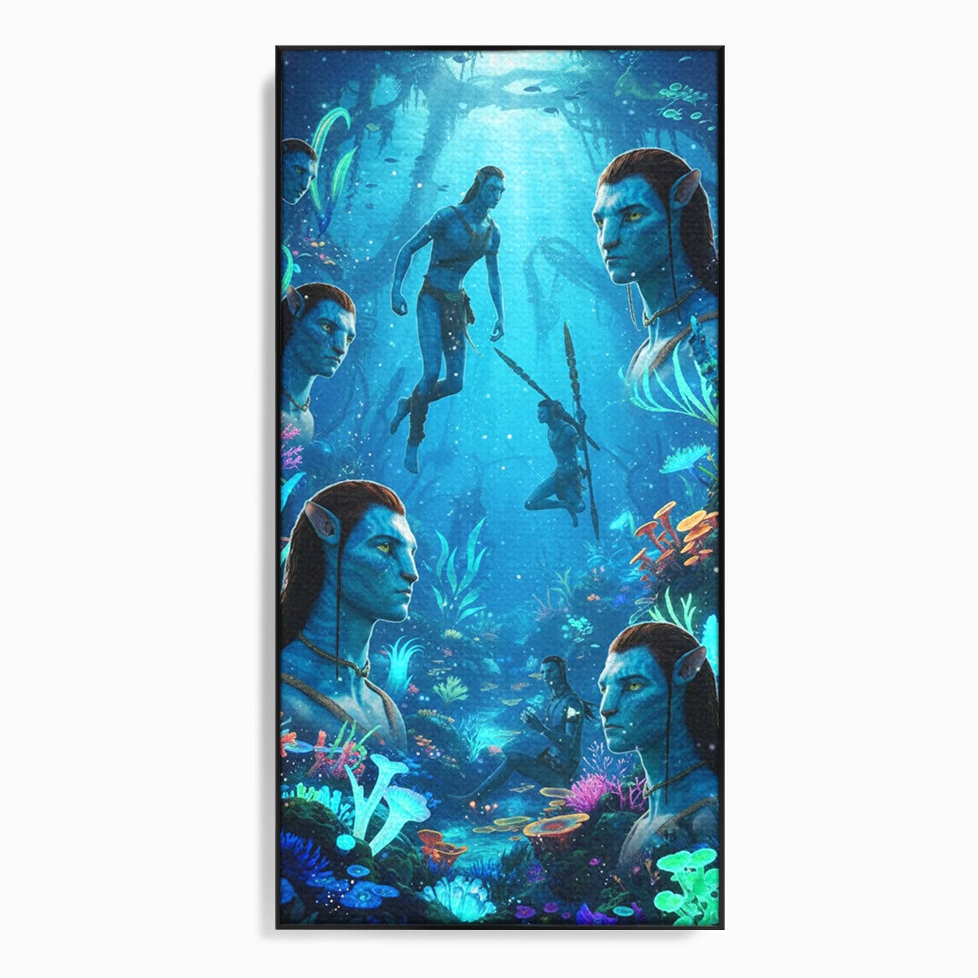 Tablou Canvas Premium LuxCanva® PI1259, Lumea Subacvatica, Avatar, Fantezie, Ocean, Creaturi, Aventura, Living, Culori Vibrante