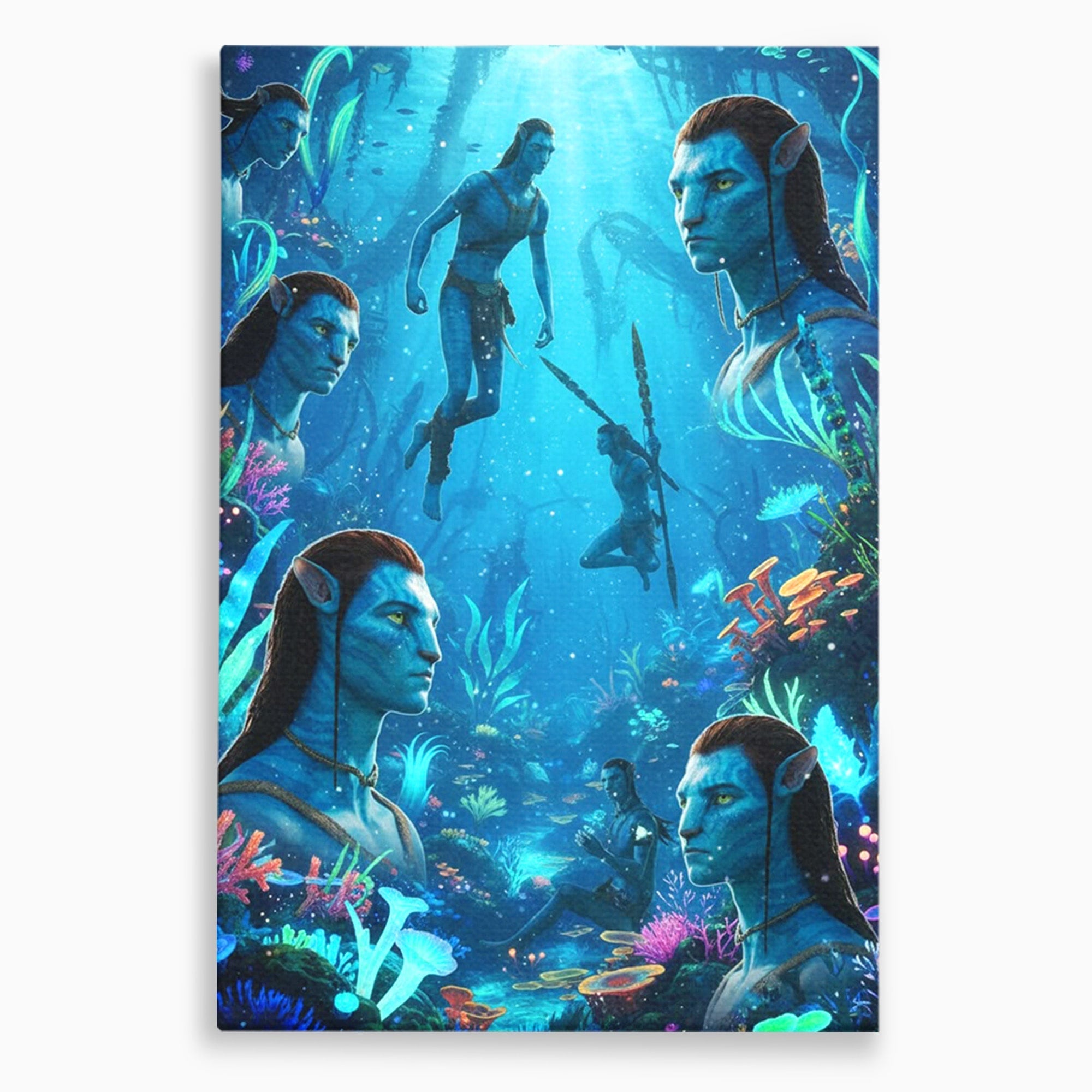 Tablou Canvas Premium LuxCanva® PI1259, Lumea Subacvatica, Avatar, Fantezie, Ocean, Creaturi, Aventura, Living, Culori Vibrante