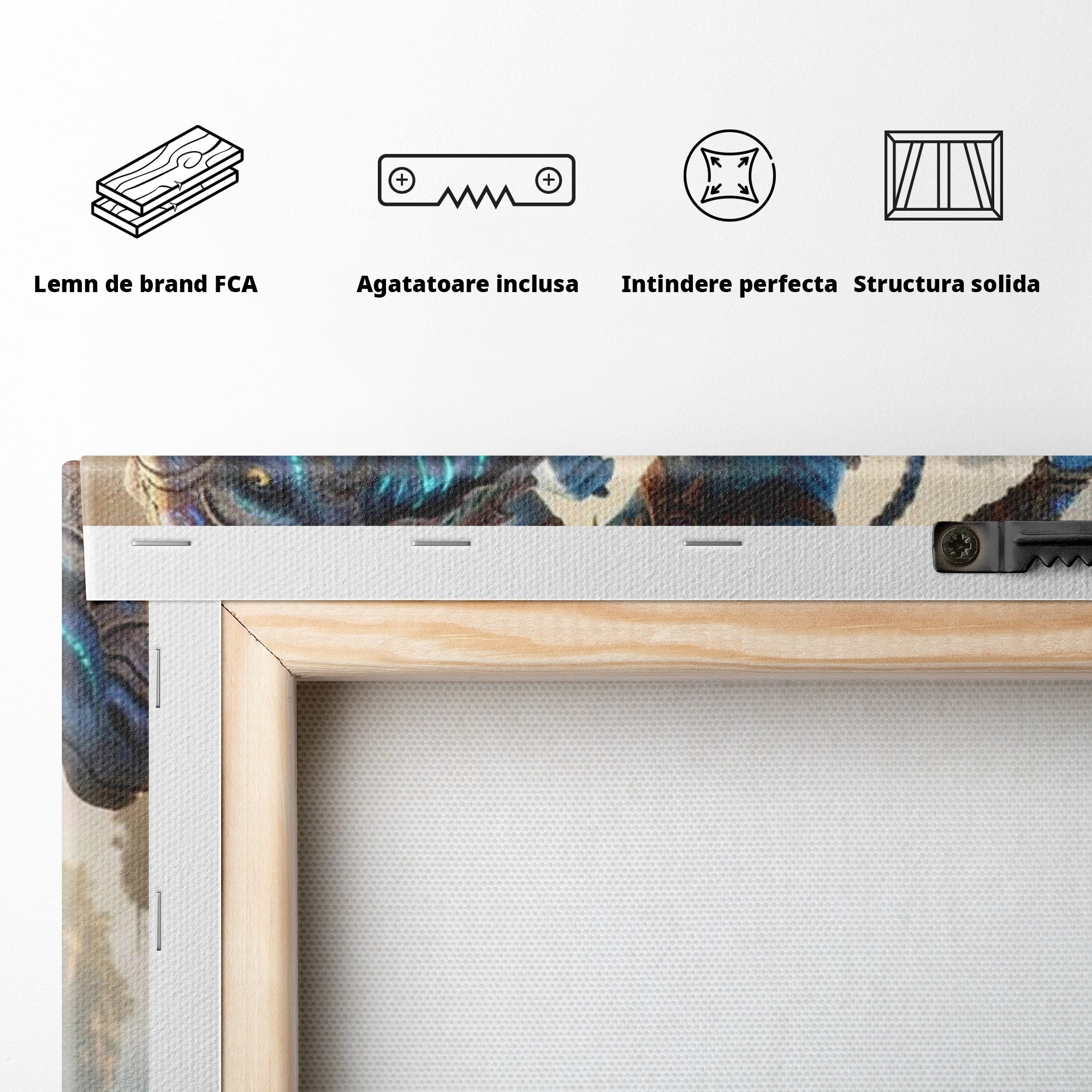 Tablou Canvas Premium LuxCanva® PI1260, Razboinicul Pandorei, Mistic, Fantezie, Aventura, Calatorie, Living, Dormitor, Culori Vibrante