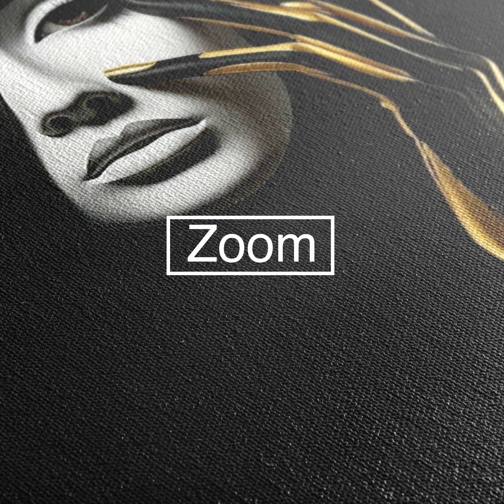 Tablou Canvas Premium LuxCanva® PI1267, Masca Dualitatii, Chip, Portret, Abstract, Contrast, Living, Culori Vibrante