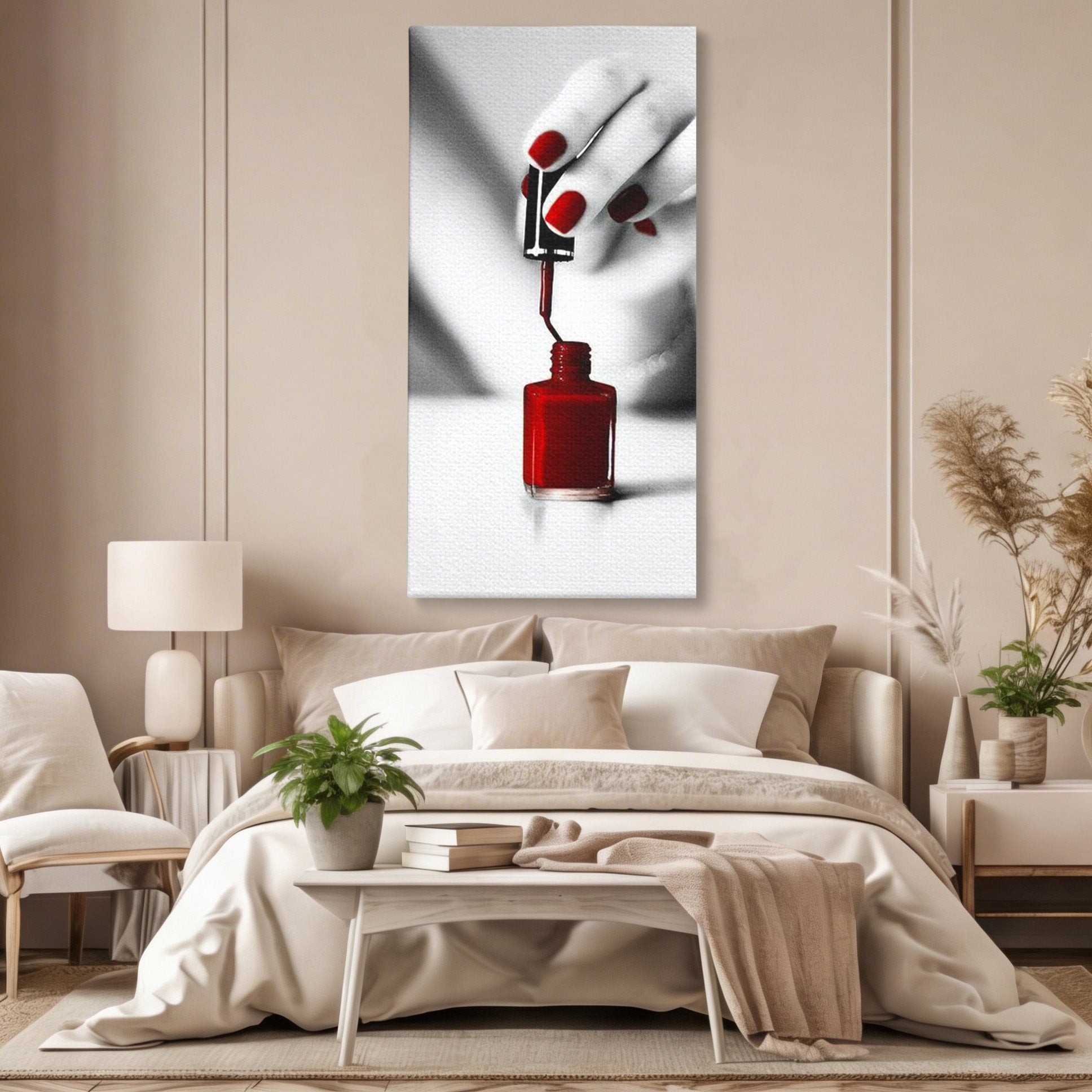 Tablou Canvas Premium LuxCanva® PI1269, Manichiura Eleganta, Unghii, Salon, Eleganta, Femeie, Arta, Dormitor, Birou, Culori Vibrante