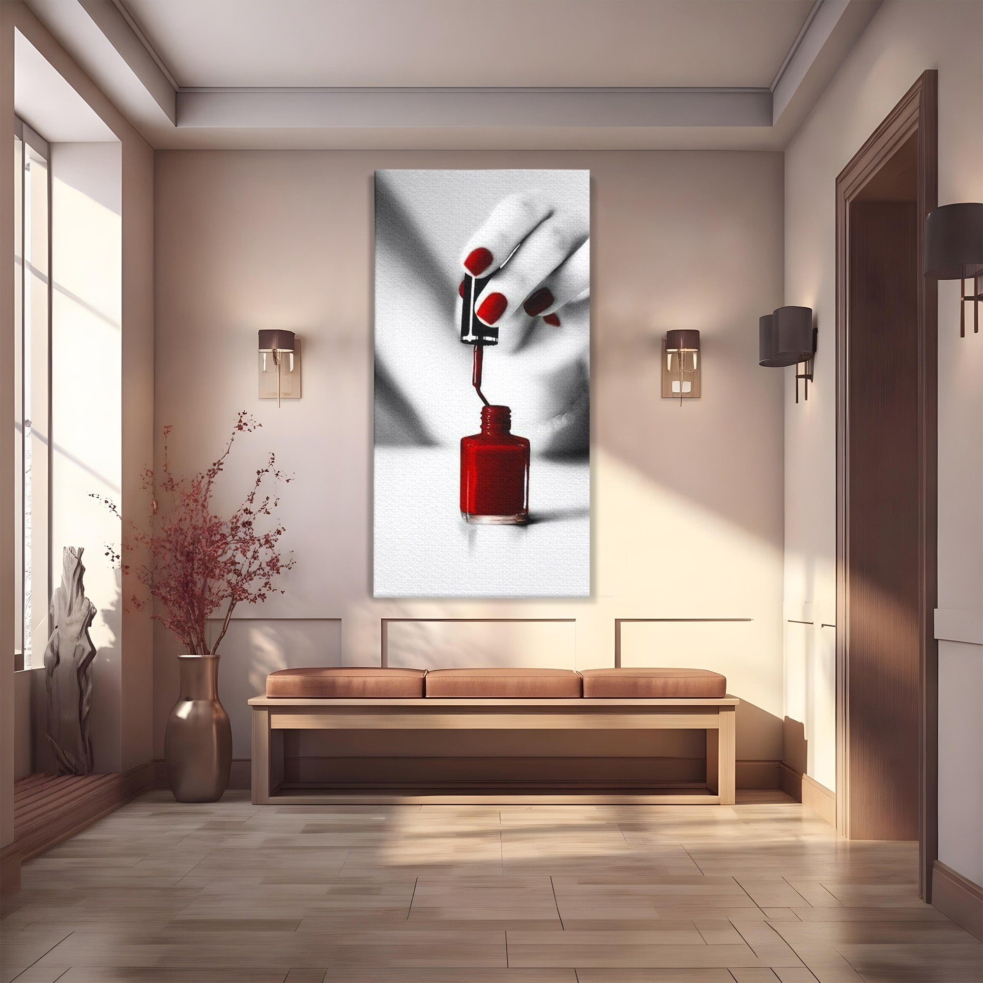 Tablou Canvas Premium LuxCanva® PI1269, Manichiura Eleganta, Unghii, Salon, Eleganta, Femeie, Arta, Dormitor, Birou, Culori Vibrante
