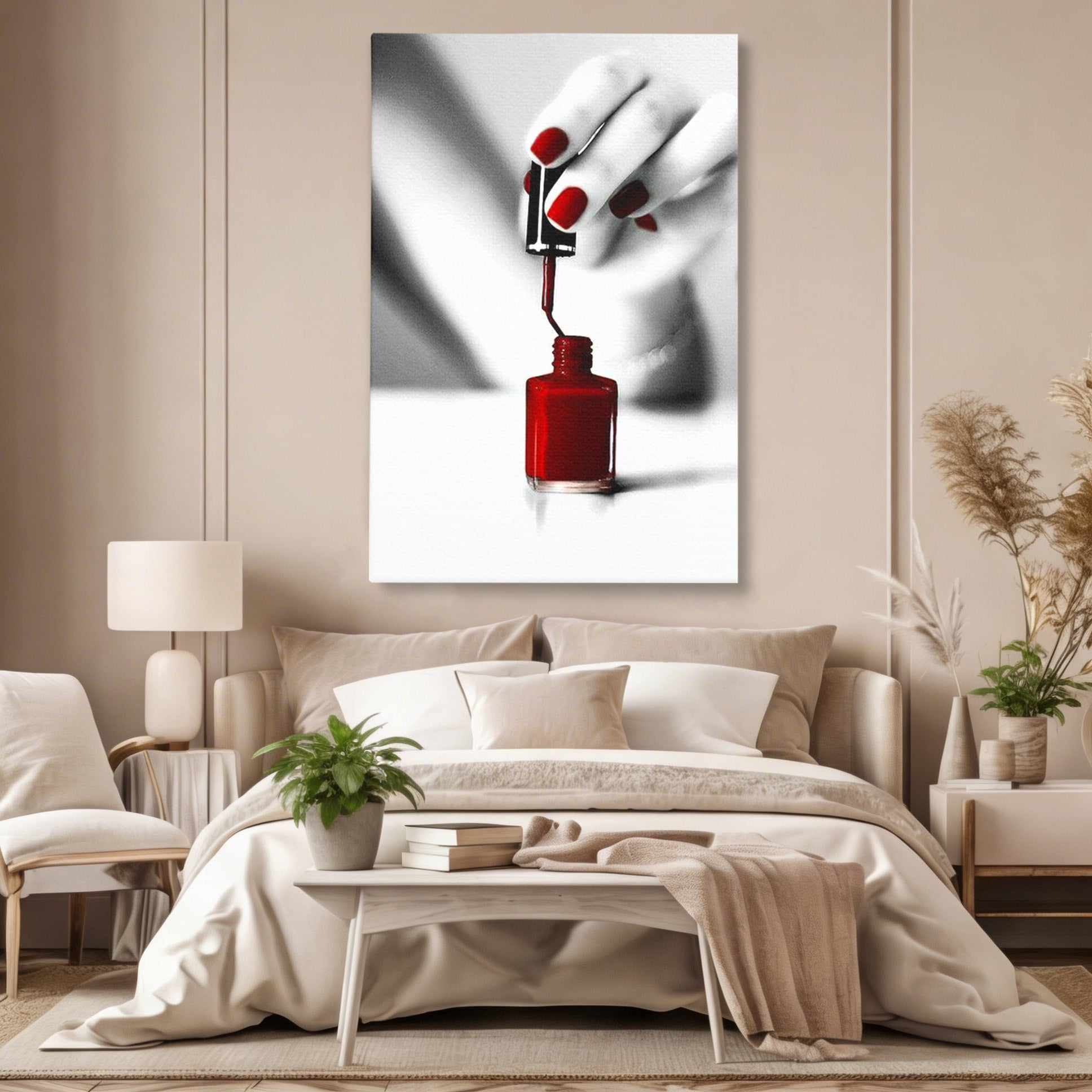 Tablou Canvas Premium LuxCanva® PI1269, Manichiura Eleganta, Unghii, Salon, Eleganta, Femeie, Arta, Dormitor, Birou, Culori Vibrante
