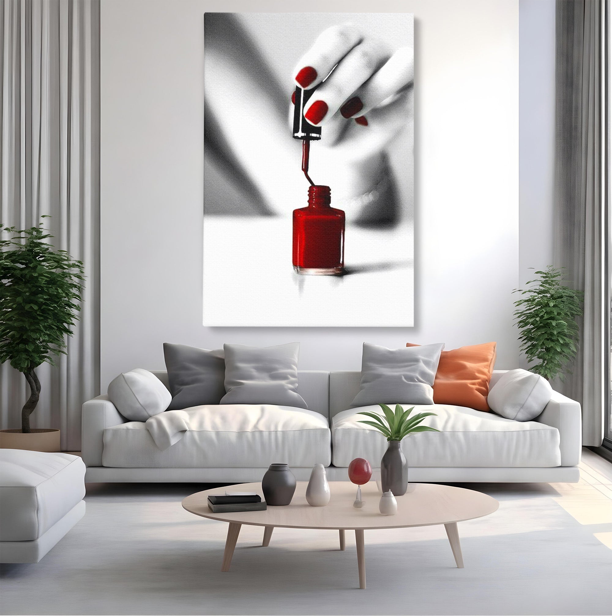 Tablou Canvas Premium LuxCanva® PI1269, Manichiura Eleganta, Unghii, Salon, Eleganta, Femeie, Arta, Dormitor, Birou, Culori Vibrante