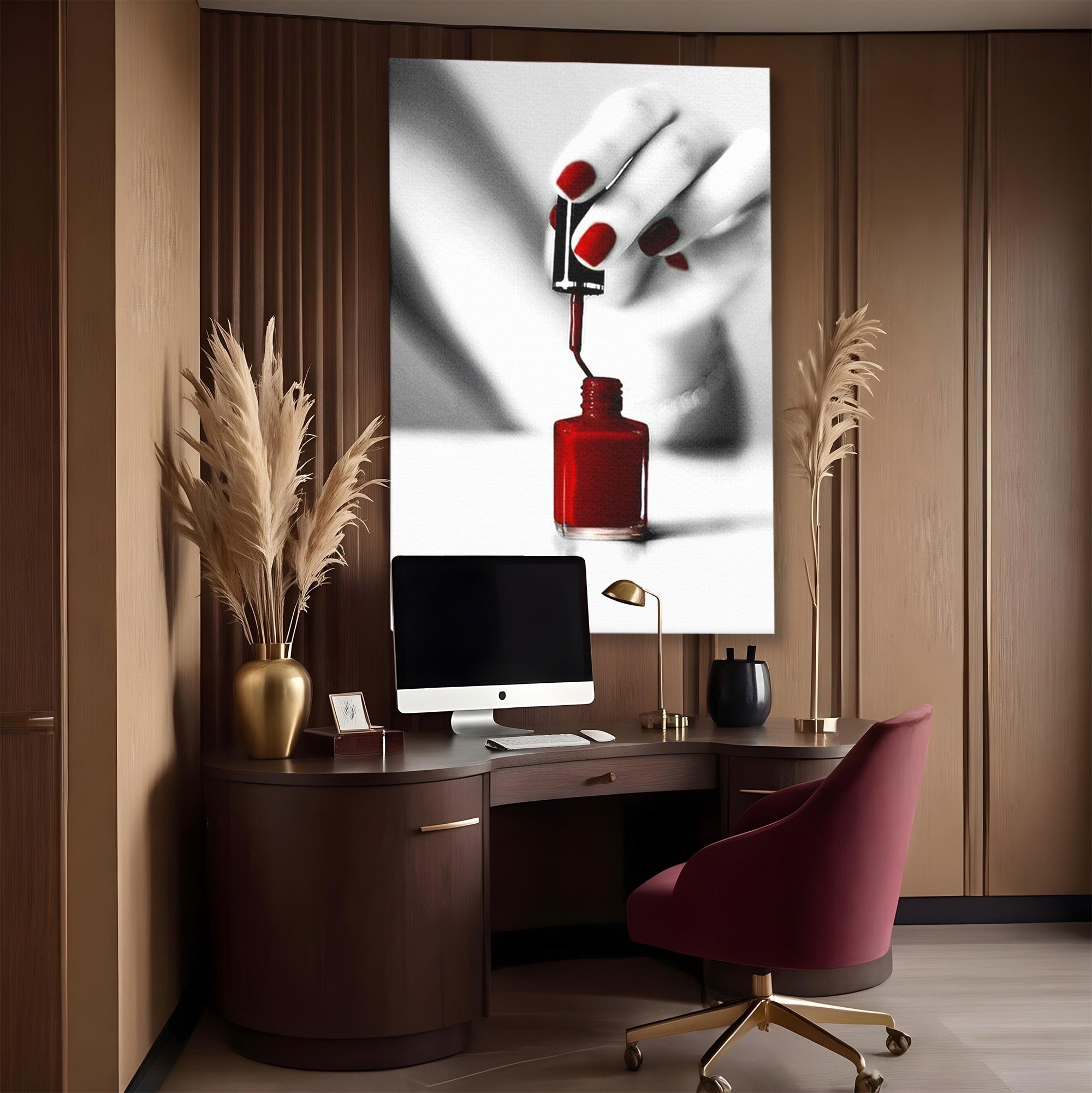 Tablou Canvas Premium LuxCanva® PI1269, Manichiura Eleganta, Unghii, Salon, Eleganta, Femeie, Arta, Dormitor, Birou, Culori Vibrante