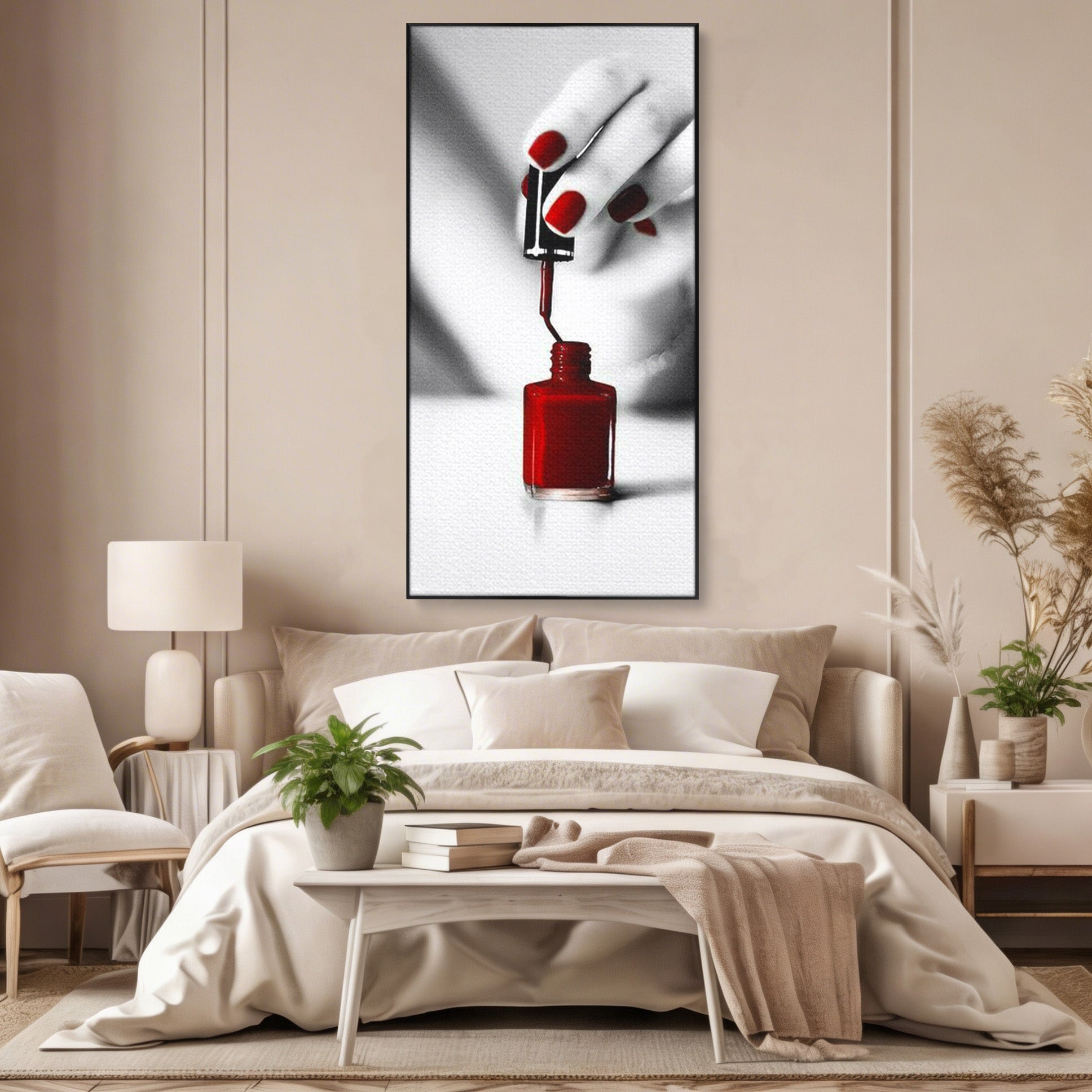 Tablou Canvas Premium LuxCanva® PI1269, Manichiura Eleganta, Unghii, Salon, Eleganta, Femeie, Arta, Dormitor, Birou, Culori Vibrante