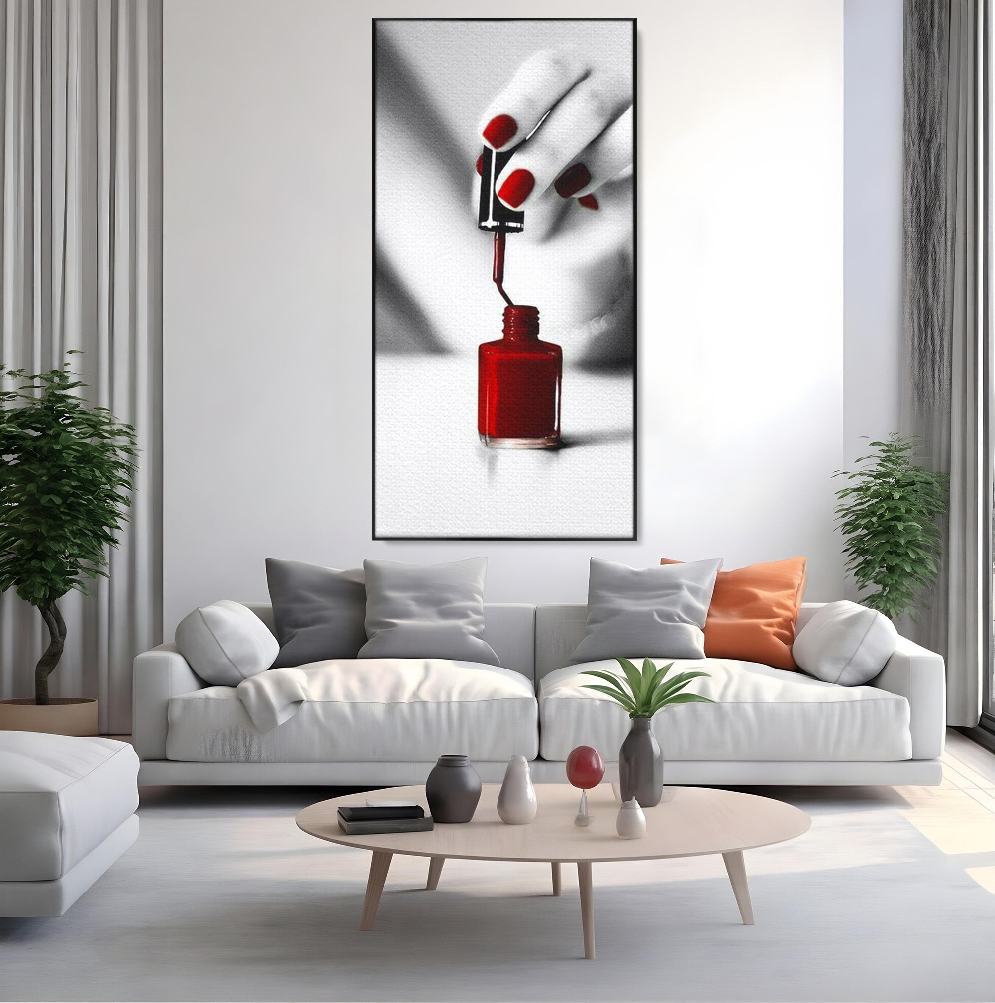Tablou Canvas Premium LuxCanva® PI1269, Manichiura Eleganta, Unghii, Salon, Eleganta, Femeie, Arta, Dormitor, Birou, Culori Vibrante
