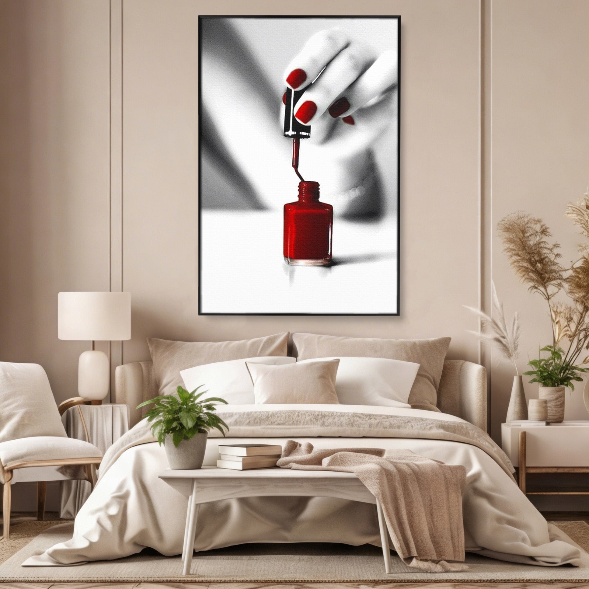 Tablou Canvas Premium LuxCanva® PI1269, Manichiura Eleganta, Unghii, Salon, Eleganta, Femeie, Arta, Dormitor, Birou, Culori Vibrante