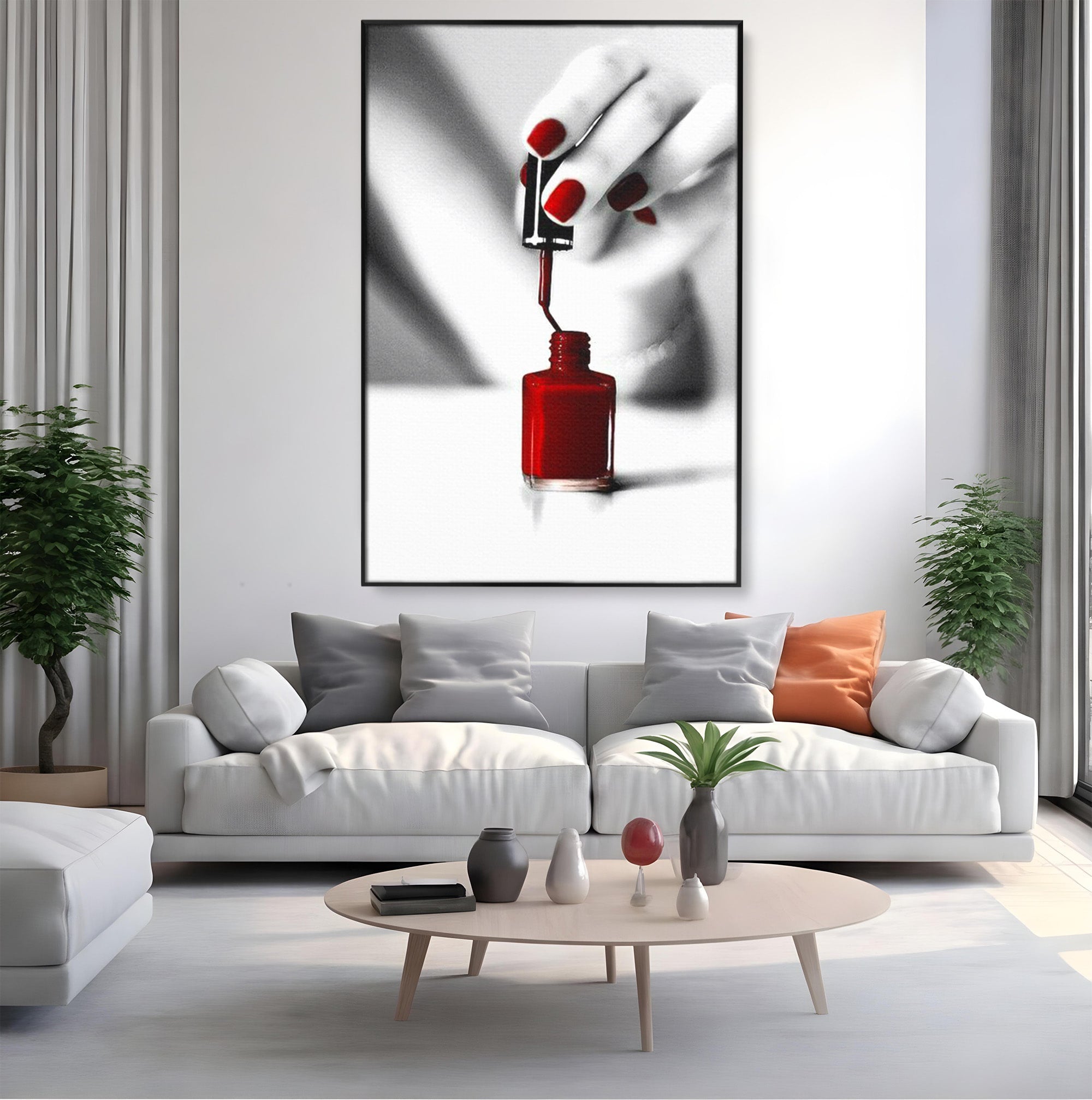Tablou Canvas Premium LuxCanva® PI1269, Manichiura Eleganta, Unghii, Salon, Eleganta, Femeie, Arta, Dormitor, Birou, Culori Vibrante