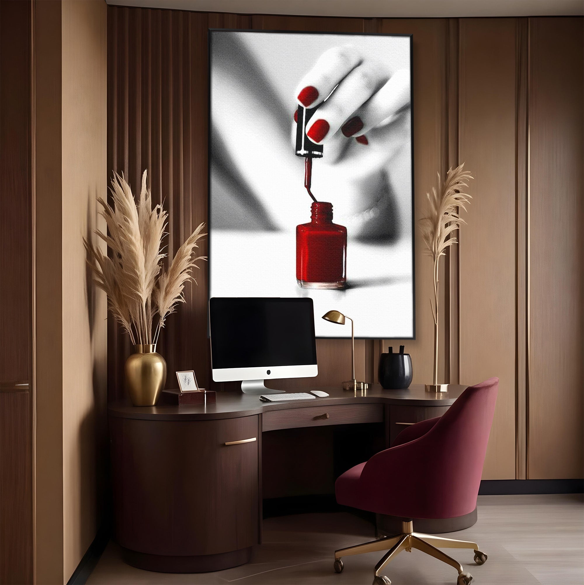 Tablou Canvas Premium LuxCanva® PI1269, Manichiura Eleganta, Unghii, Salon, Eleganta, Femeie, Arta, Dormitor, Birou, Culori Vibrante