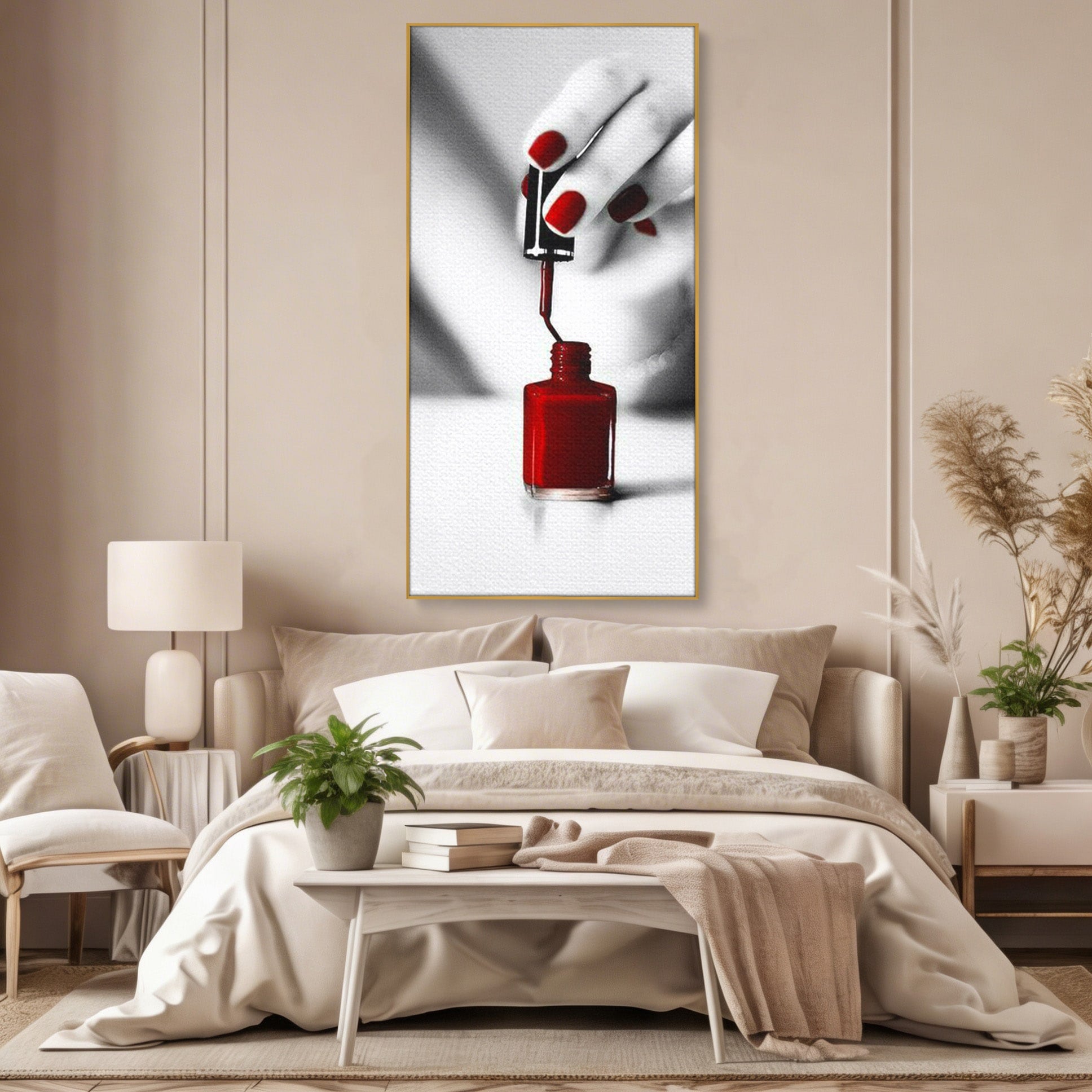 Tablou Canvas Premium LuxCanva® PI1269, Manichiura Eleganta, Unghii, Salon, Eleganta, Femeie, Arta, Dormitor, Birou, Culori Vibrante