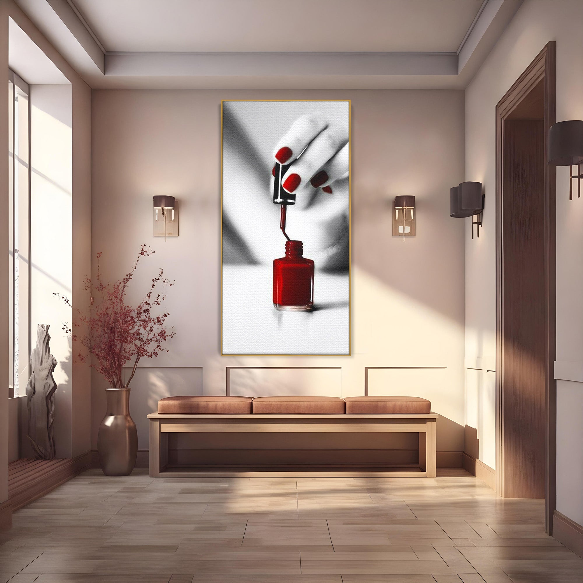 Tablou Canvas Premium LuxCanva® PI1269, Manichiura Eleganta, Unghii, Salon, Eleganta, Femeie, Arta, Dormitor, Birou, Culori Vibrante