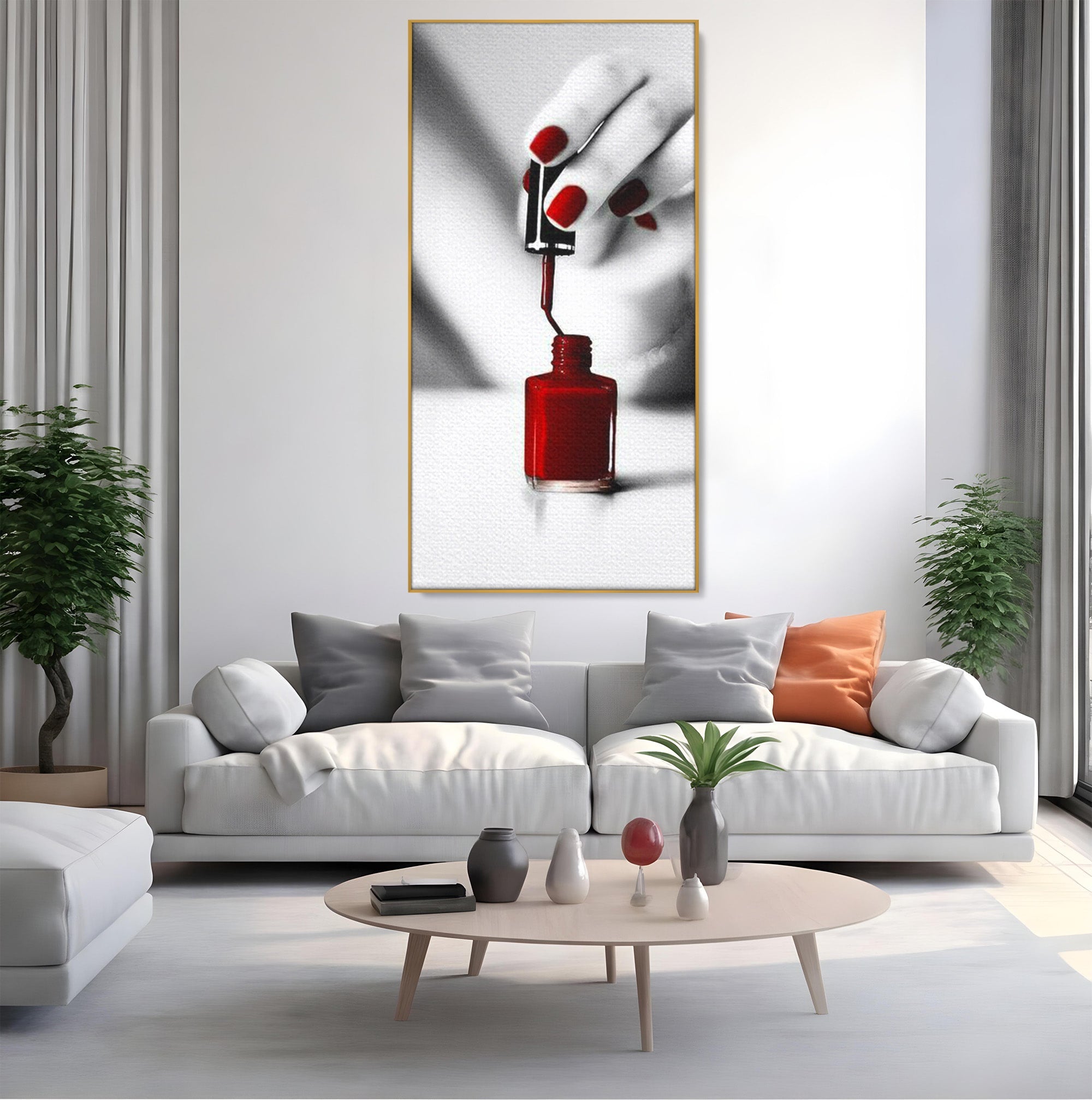 Tablou Canvas Premium LuxCanva® PI1269, Manichiura Eleganta, Unghii, Salon, Eleganta, Femeie, Arta, Dormitor, Birou, Culori Vibrante
