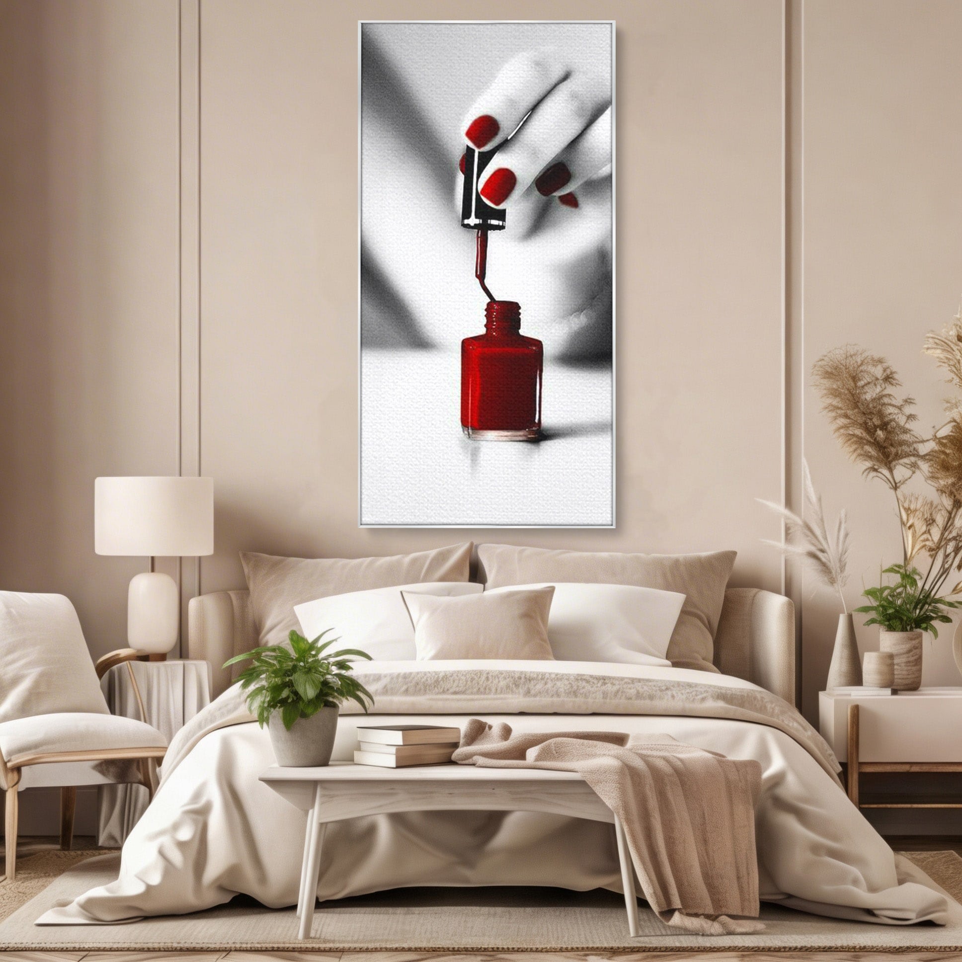 Tablou Canvas Premium LuxCanva® PI1269, Manichiura Eleganta, Unghii, Salon, Eleganta, Femeie, Arta, Dormitor, Birou, Culori Vibrante