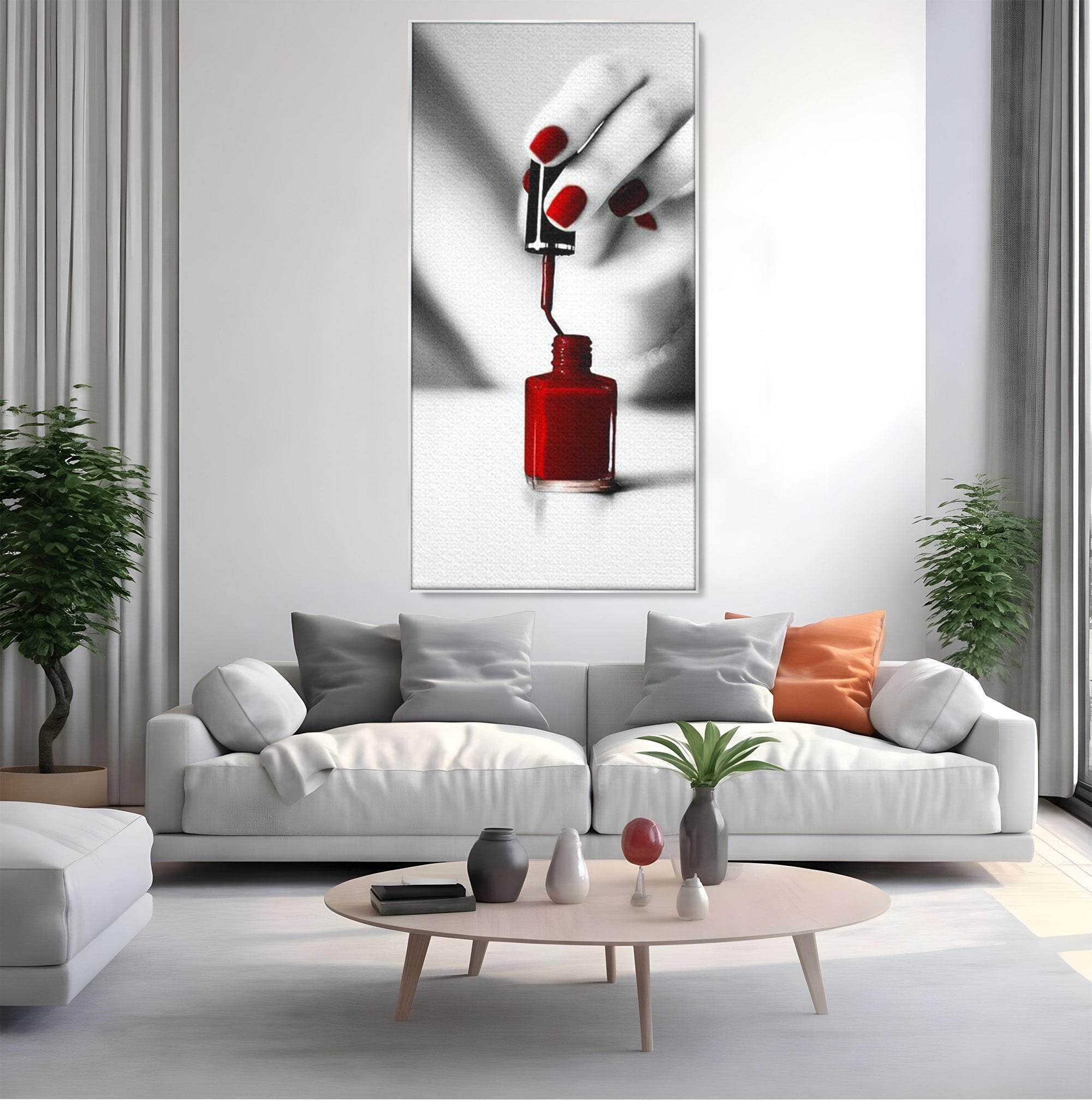 Tablou Canvas Premium LuxCanva® PI1269, Manichiura Eleganta, Unghii, Salon, Eleganta, Femeie, Arta, Dormitor, Birou, Culori Vibrante