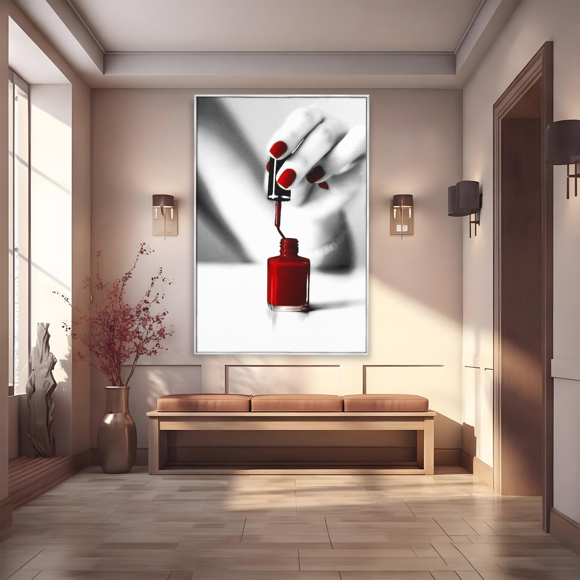 Tablou Canvas Premium LuxCanva® PI1269, Manichiura Eleganta, Unghii, Salon, Eleganta, Femeie, Arta, Dormitor, Birou, Culori Vibrante