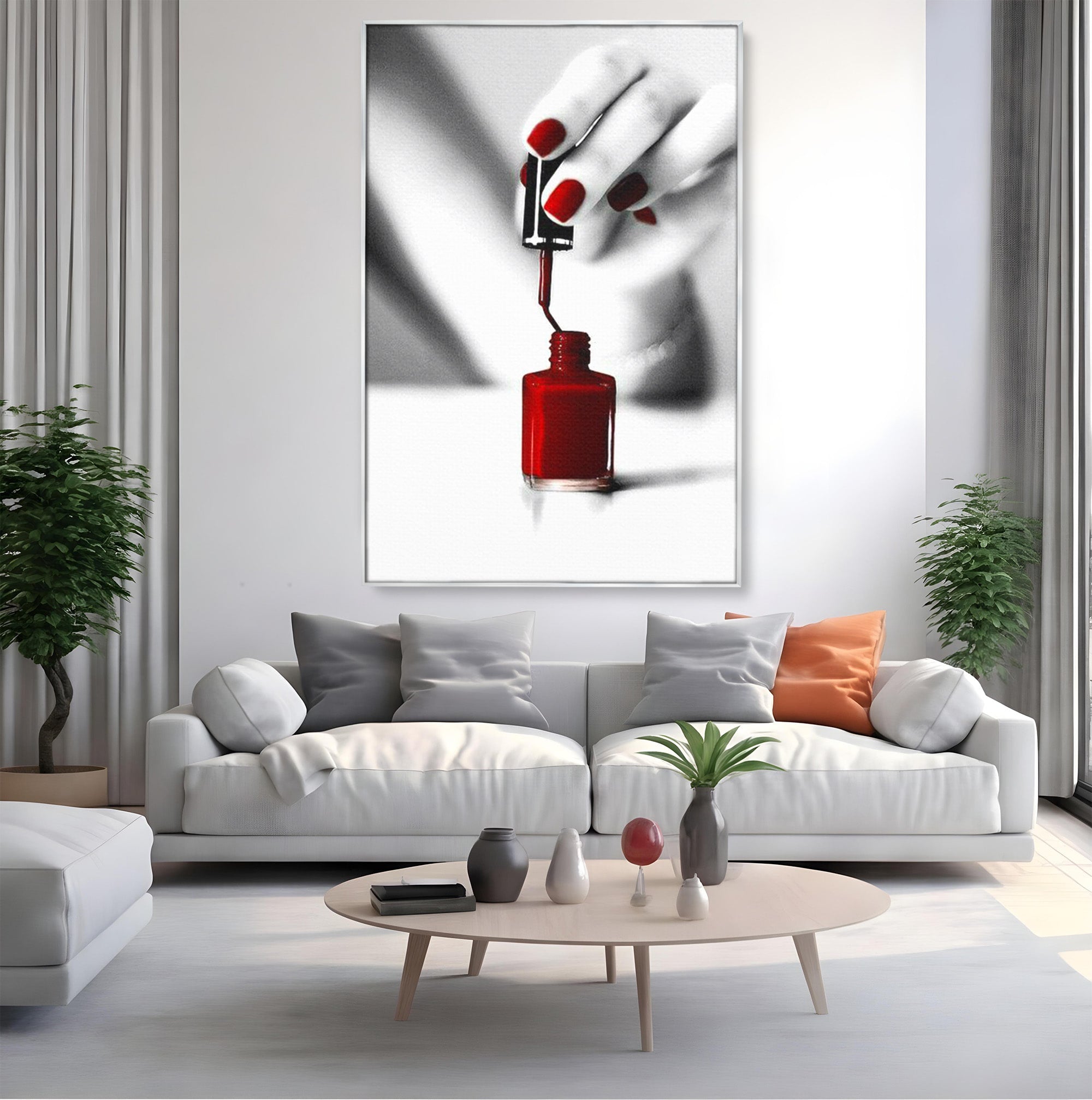 Tablou Canvas Premium LuxCanva® PI1269, Manichiura Eleganta, Unghii, Salon, Eleganta, Femeie, Arta, Dormitor, Birou, Culori Vibrante