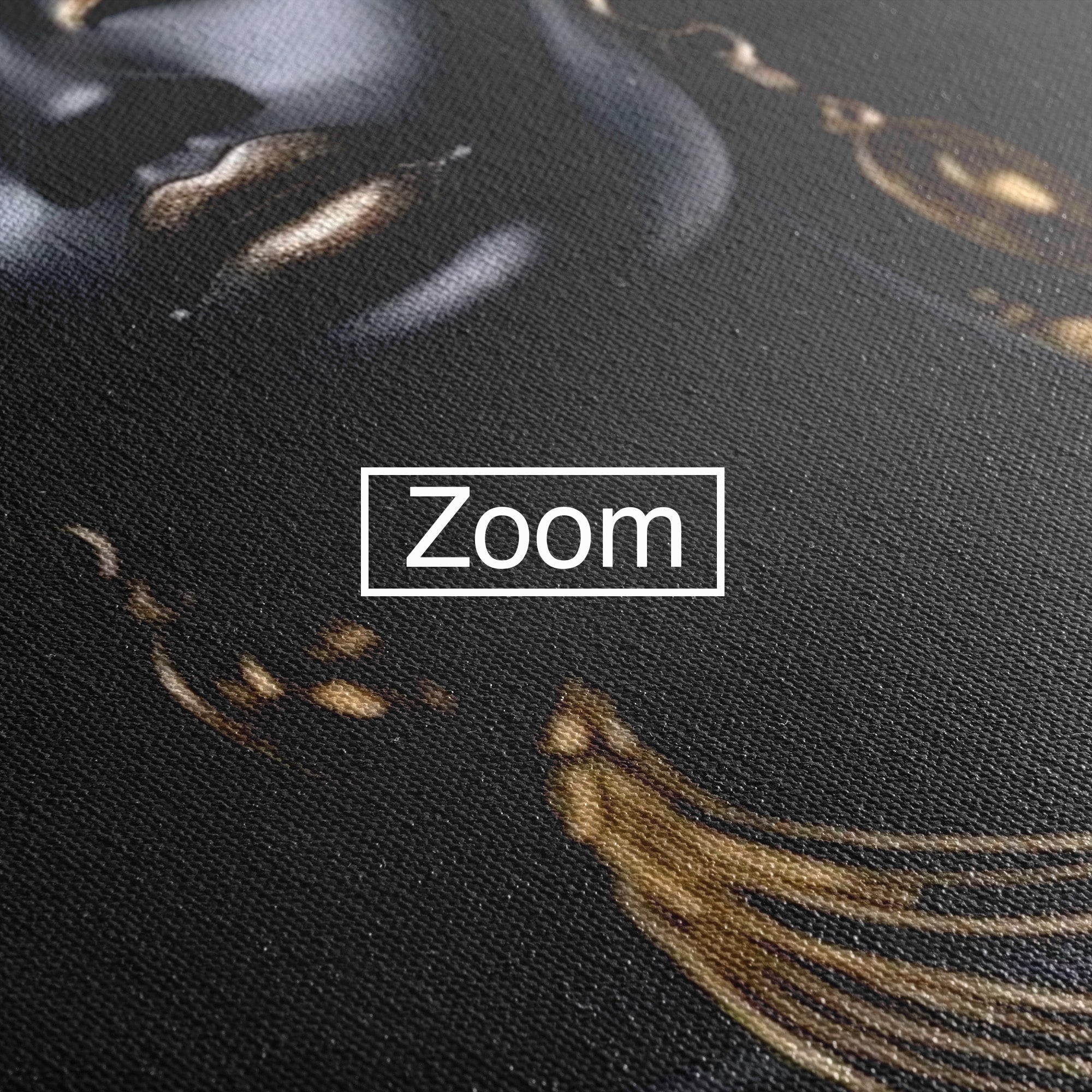 Tablou Canvas Premium LuxCanva® PI1273, Stralucire Nocturna, Portret, Eleganta, Aur, Living, Dormitor, Culori Vibrante