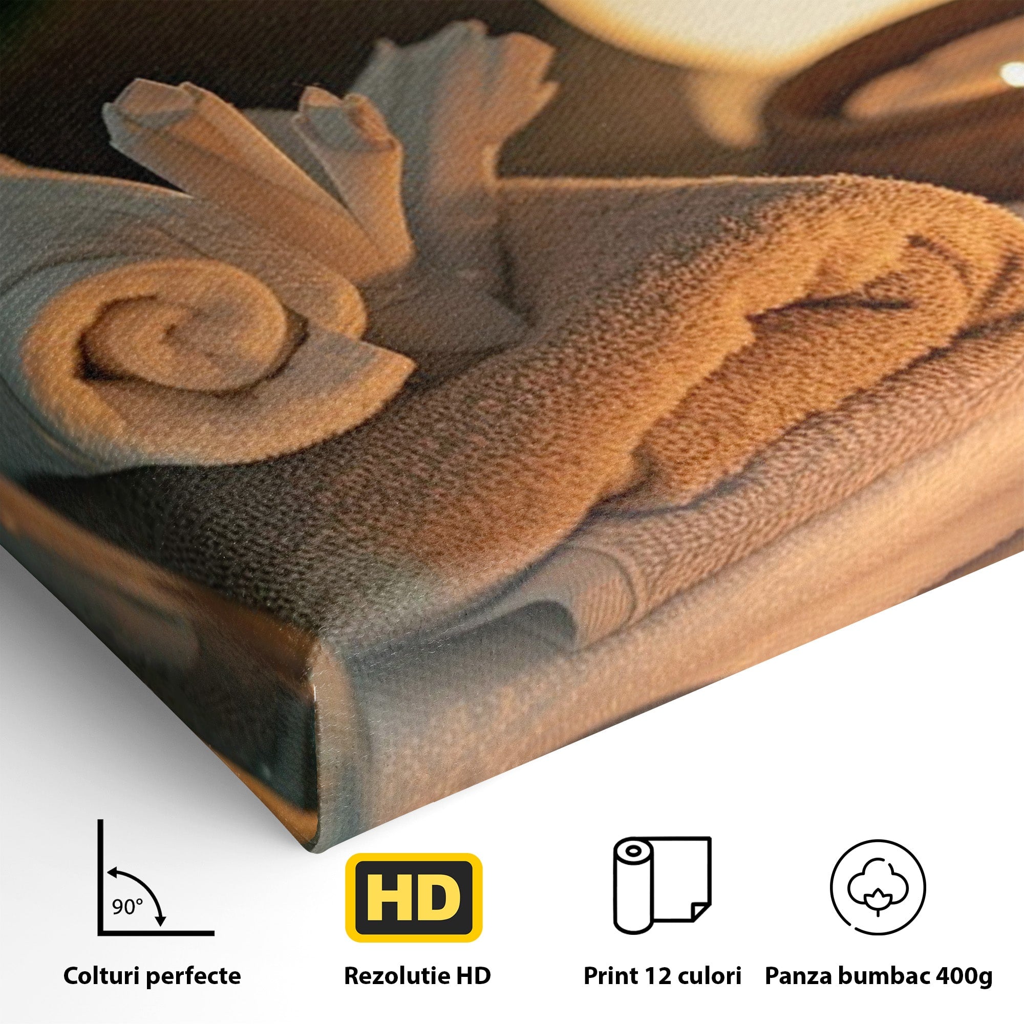 Tablou Canvas Premium LuxCanva® PI1276, Relaxare Spa, Salon, Lumanari, Relaxare, Wellness, Dormitor, Culori Vibrante